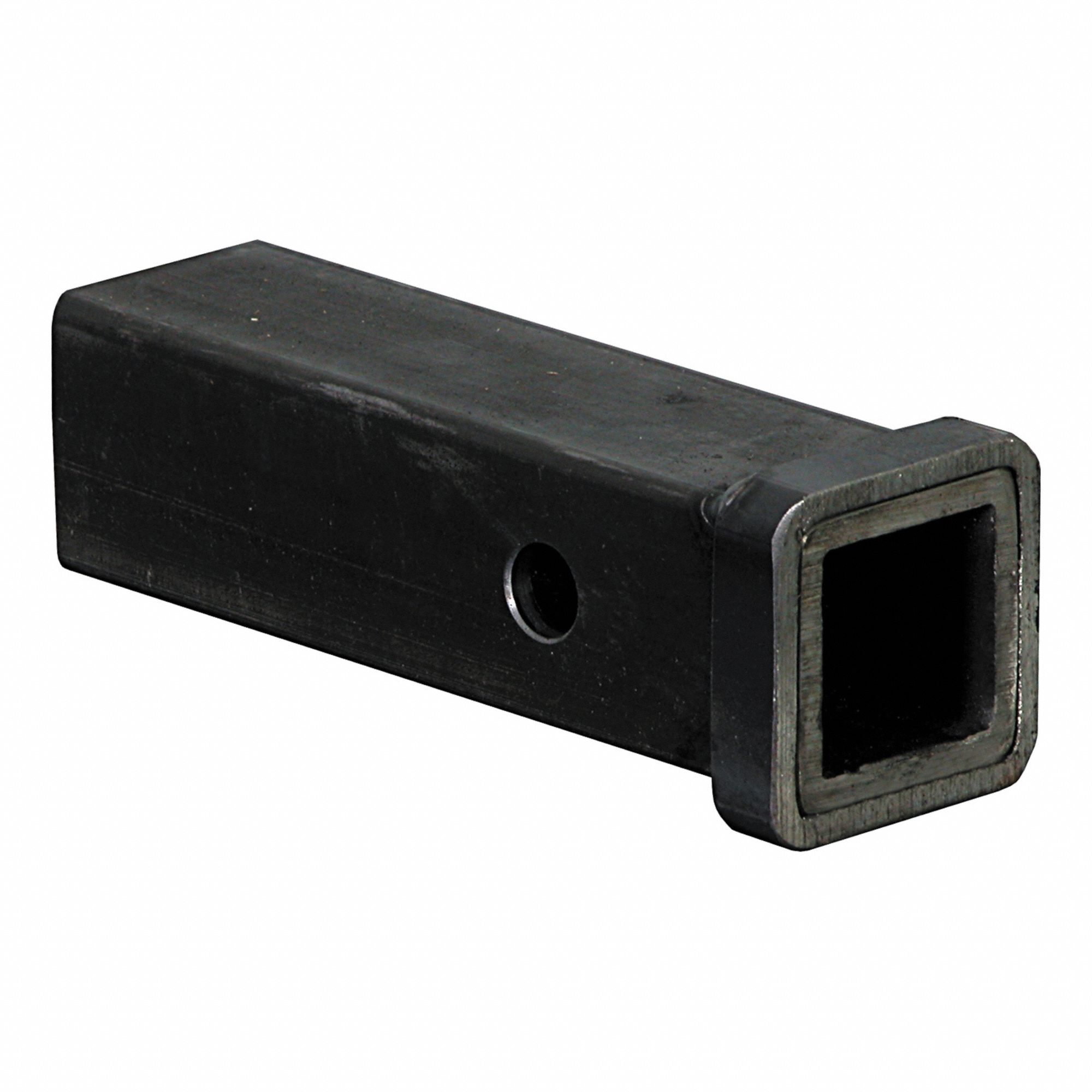 Receiver Tube: 1 1/4 in Compatible Hitch Size, 531/1000 in Inside Dia, Carbon Steel