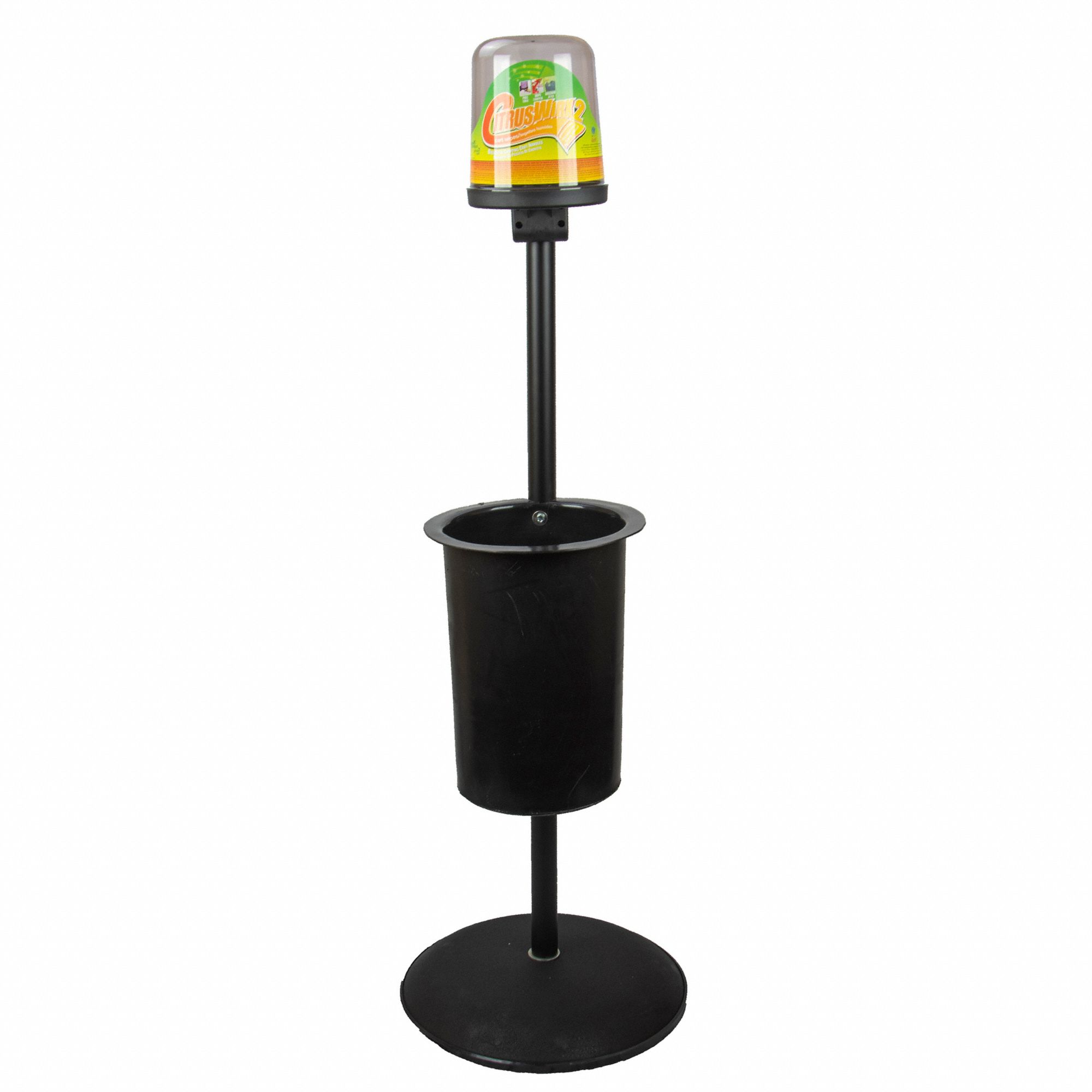 DISPENSER STAND W BIN, CONCRETE BASE