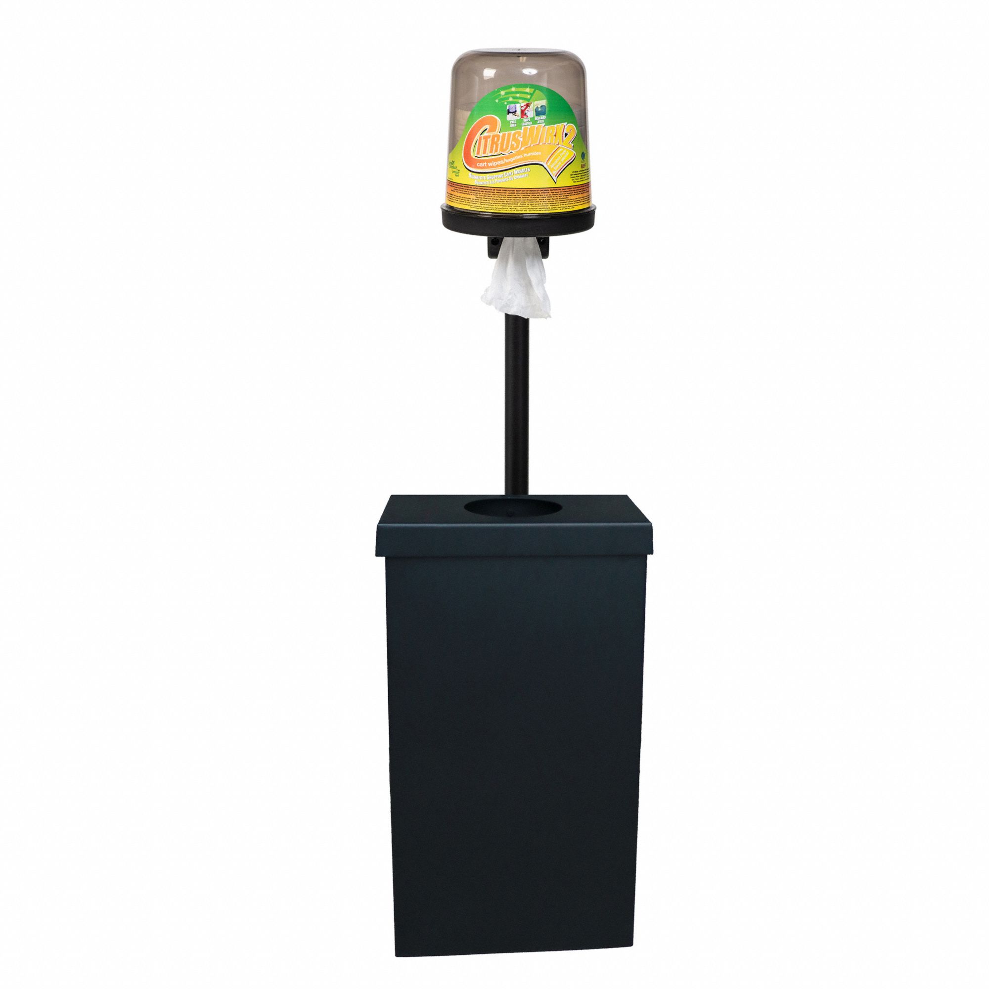 DISPENSER STAND RECTANGULAR GARBAGE BIN