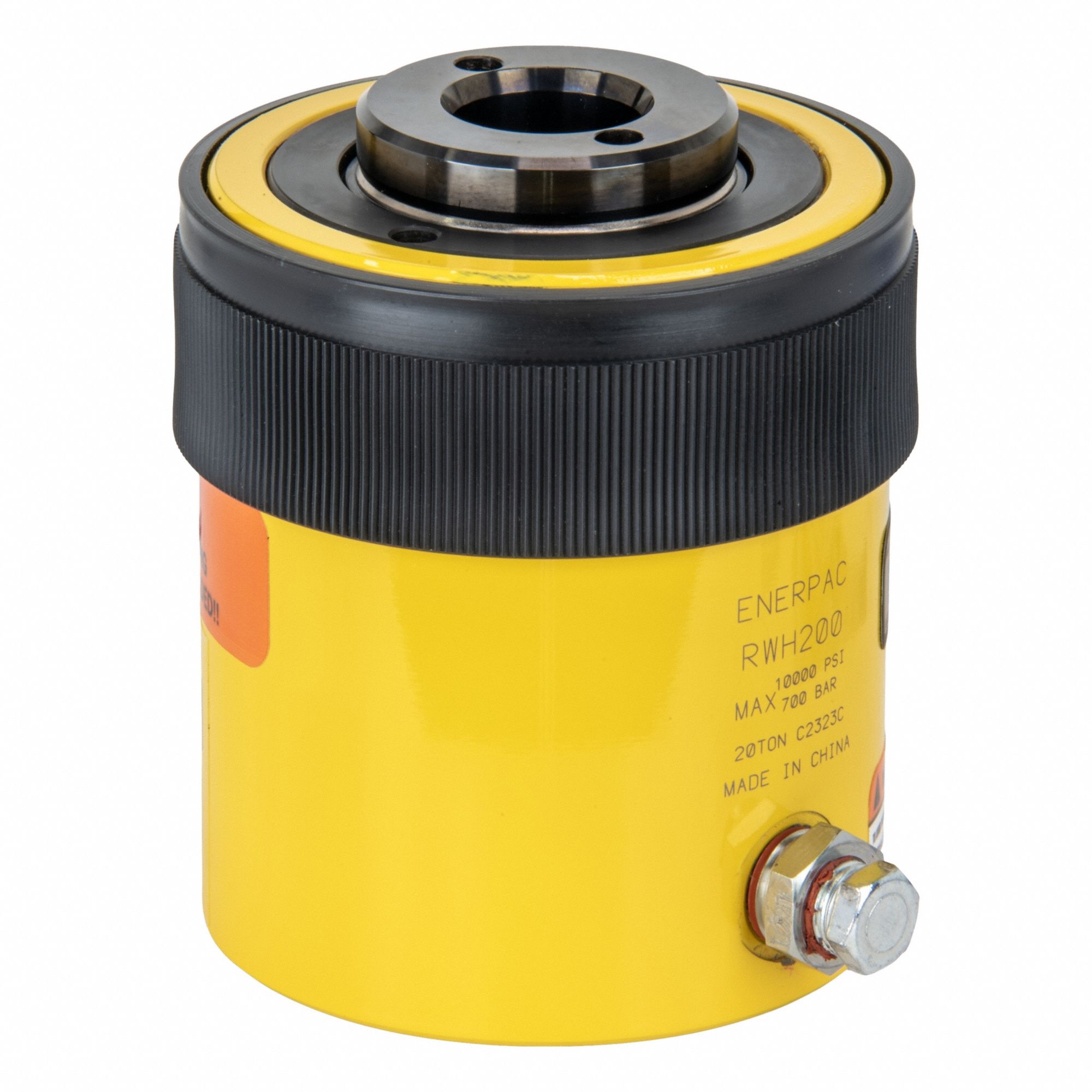 Hollow Plunger Cylinder: 23, 500 lb Nominal Capacity, 1/2 in Nominal Stroke Lg, Single Acting