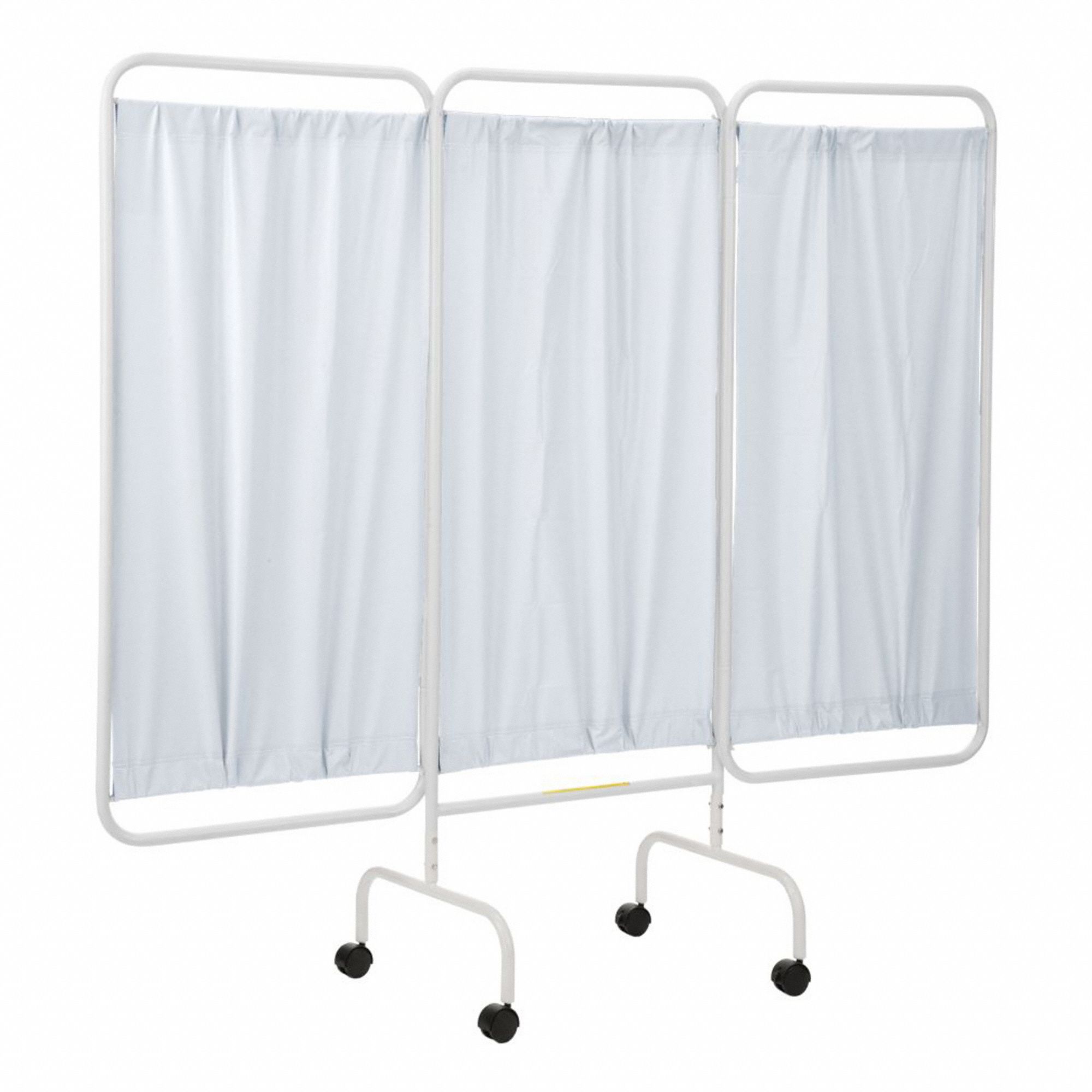 PRIVACY SCREEN,3 PANEL,CASTERS,81x69",WH