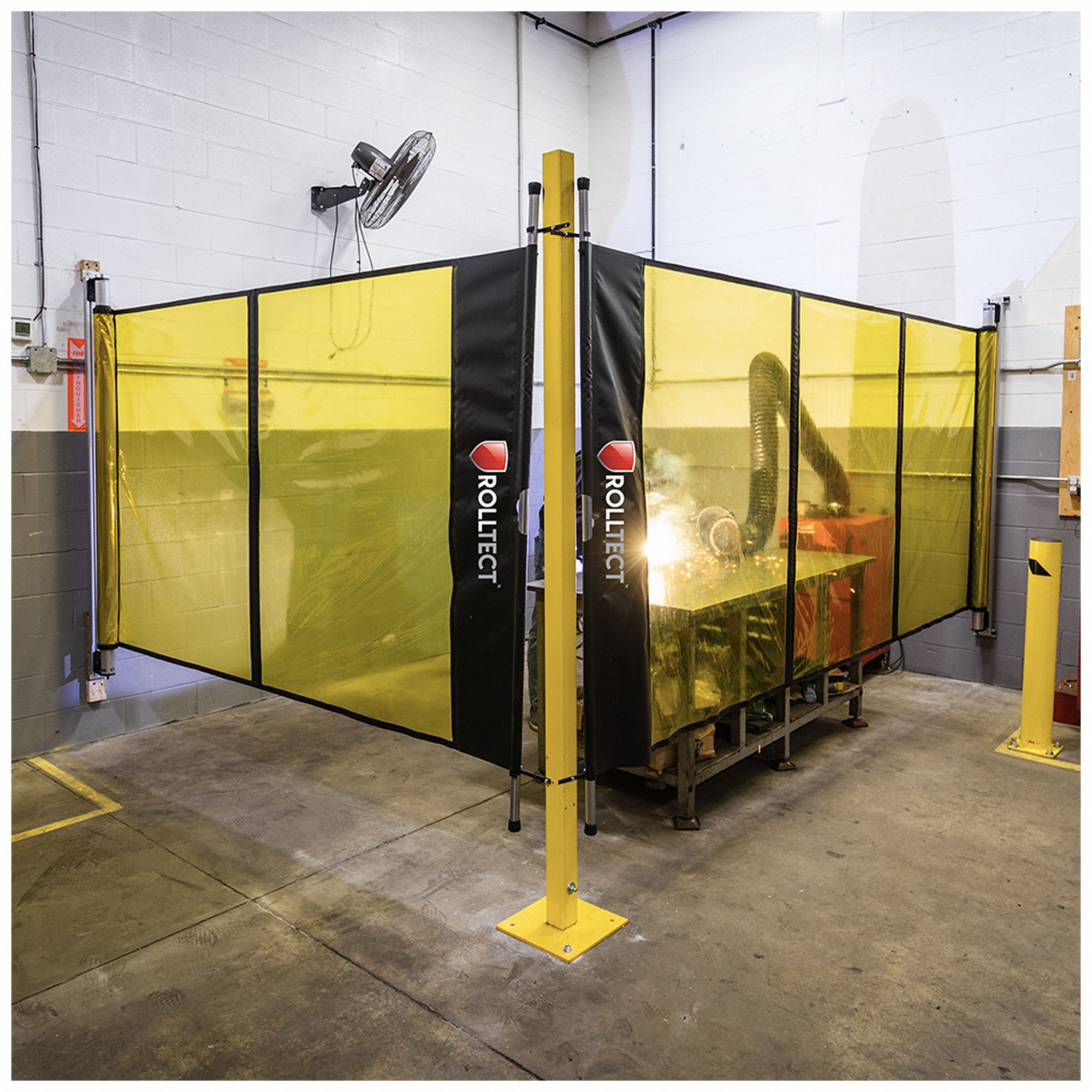 SHAVER INDUSTRIES, PVC, 5 1/2 ft Ht, Weld Screen 797UH7628242430159