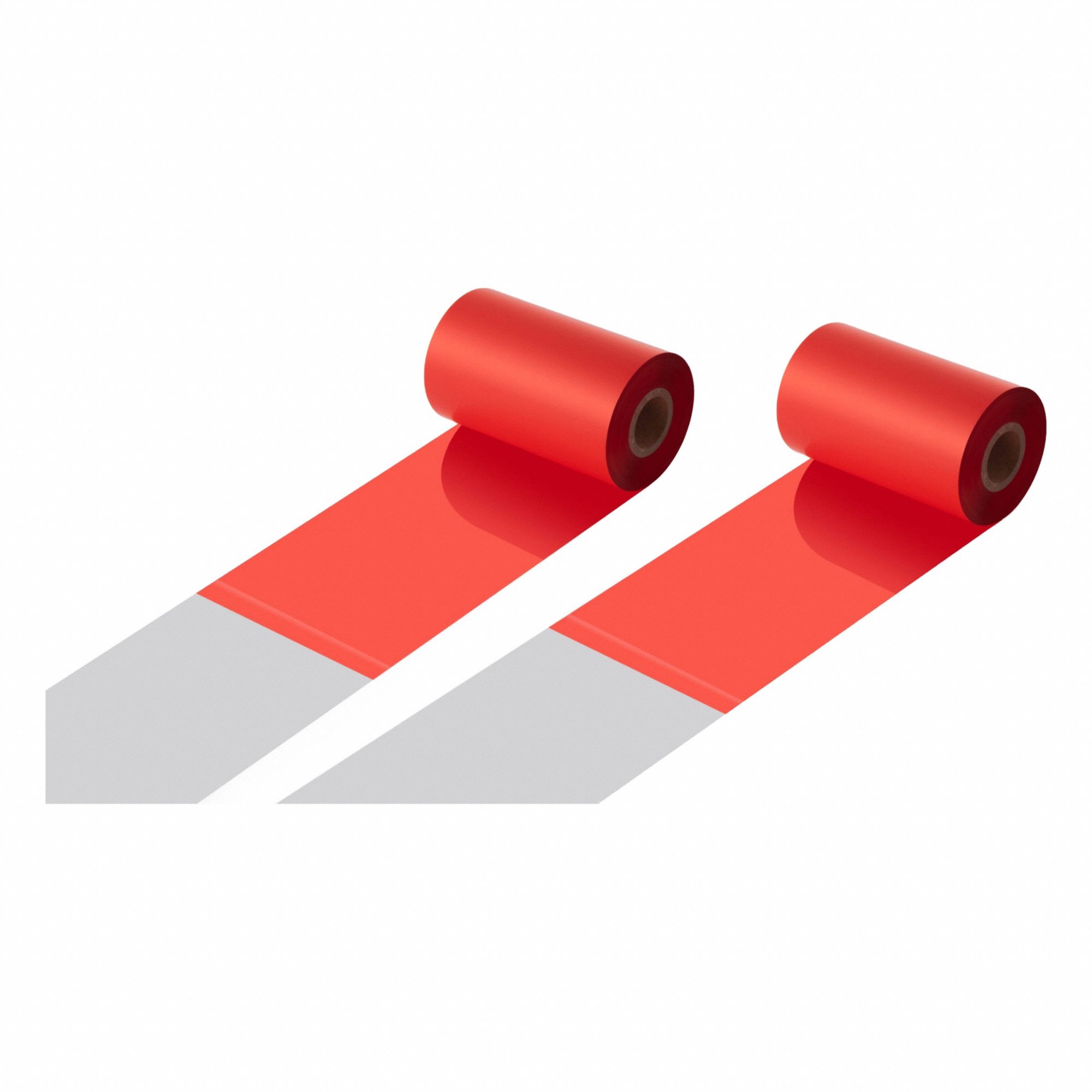 THERMAL TRANSFER RIBBON Resin/Wax Red