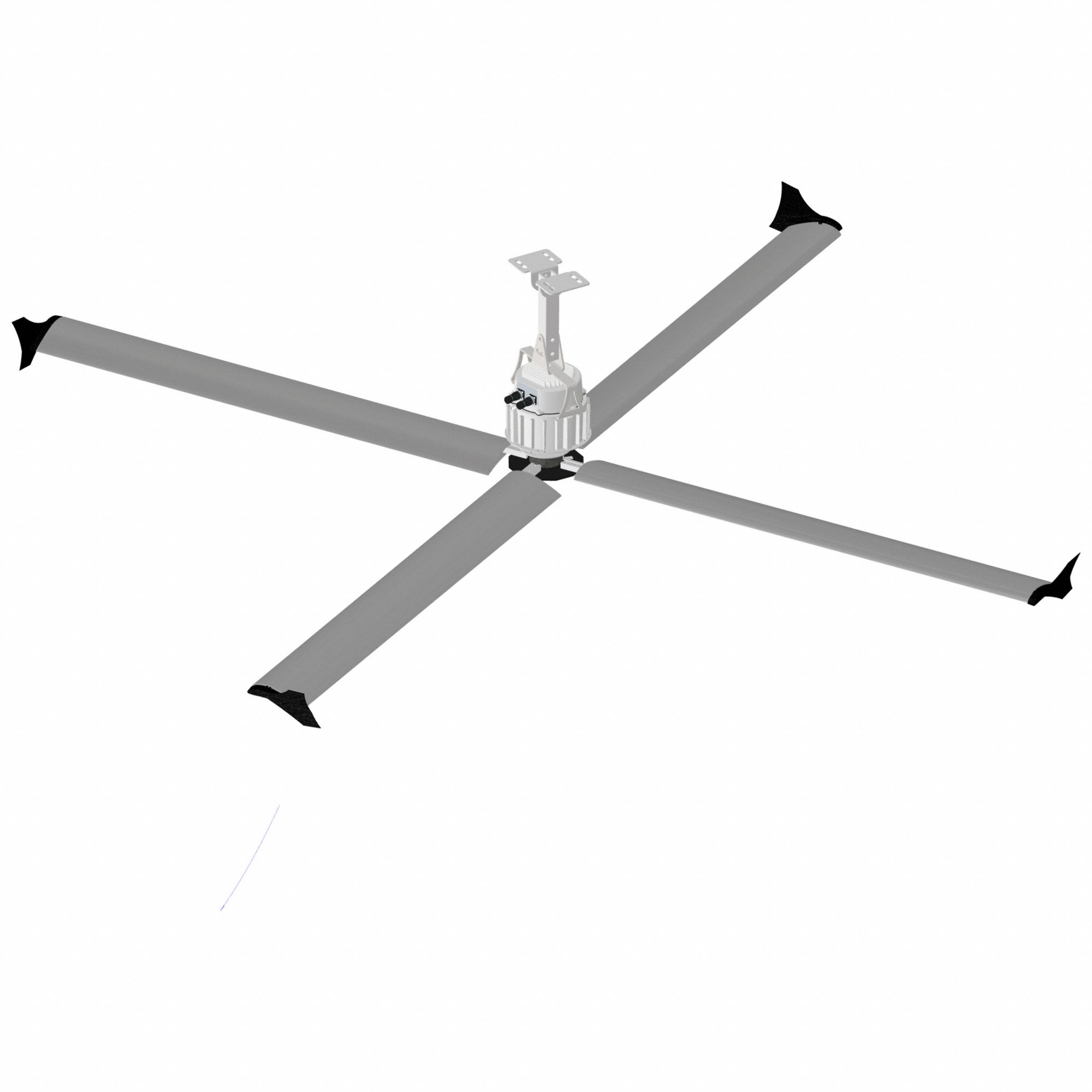 Helicopter Blade Ceiling Fans Shelly Lighting