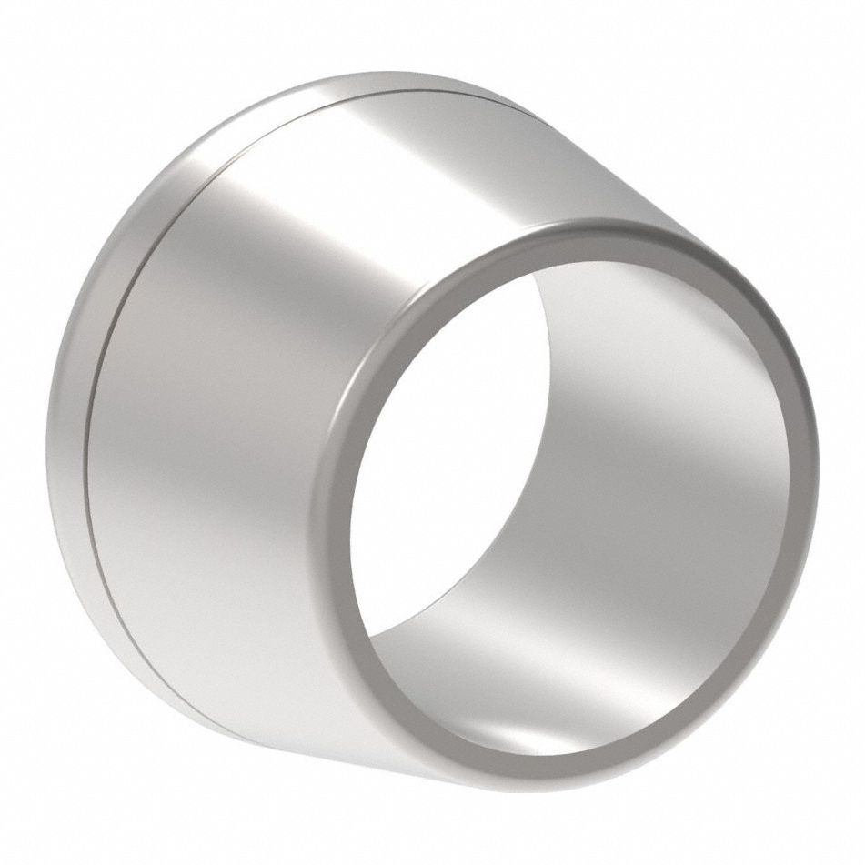 Hose Ferrule, 1.5"L, Steel, 1.01"Hose ID