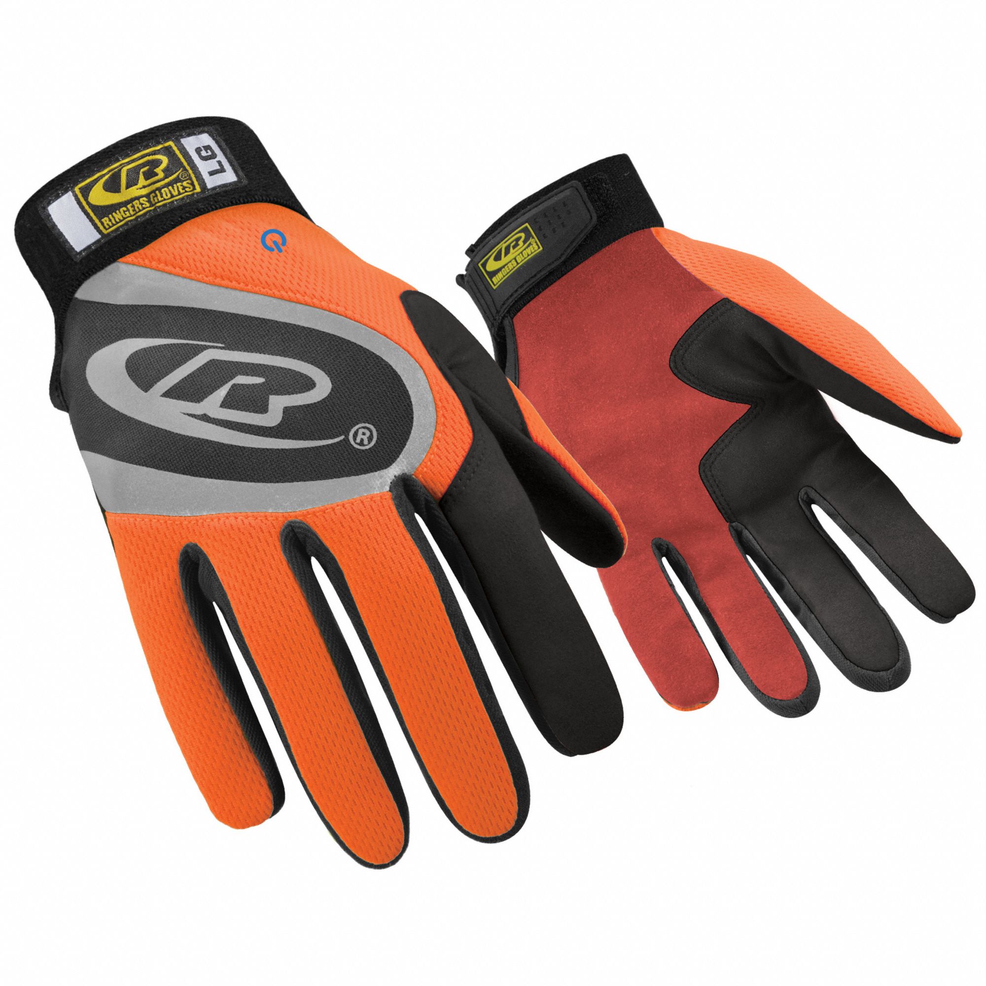 Mechanics Gloves: XS ( 7 ), Mechanics Glove, Full Finger, Synthetic Leather, 1 PR