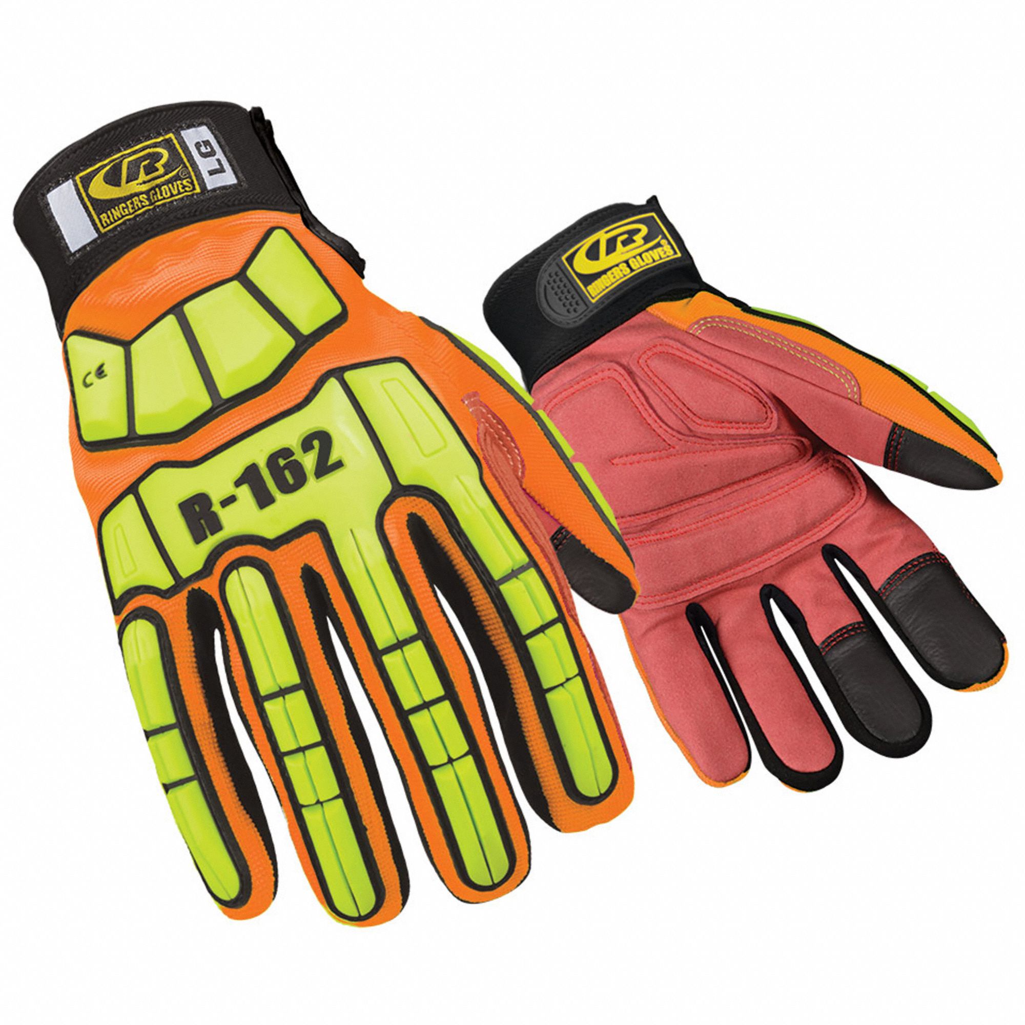 Mechanics Gloves: 2XL ( 12 ), Mechanics Glove, Full Finger, Synthetic Leather, 1 PR