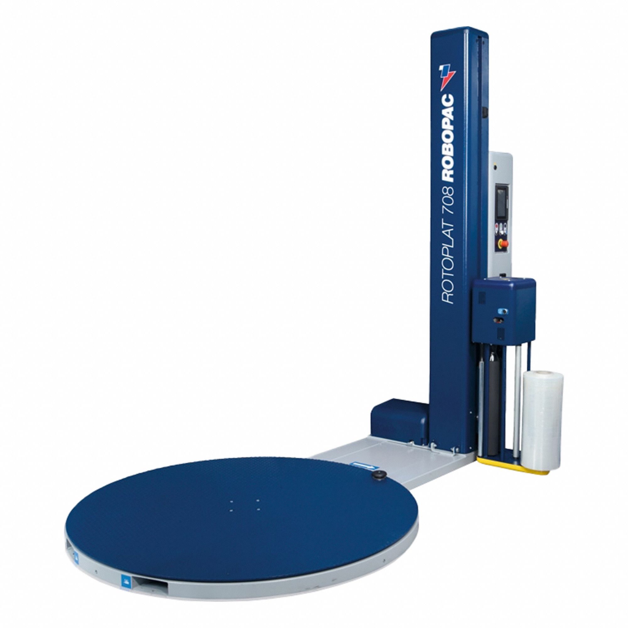 Stretch Wrap Turntable: Semi Auto Machine, 48 in Max. Load Lg, 48 in Max. Load Wd