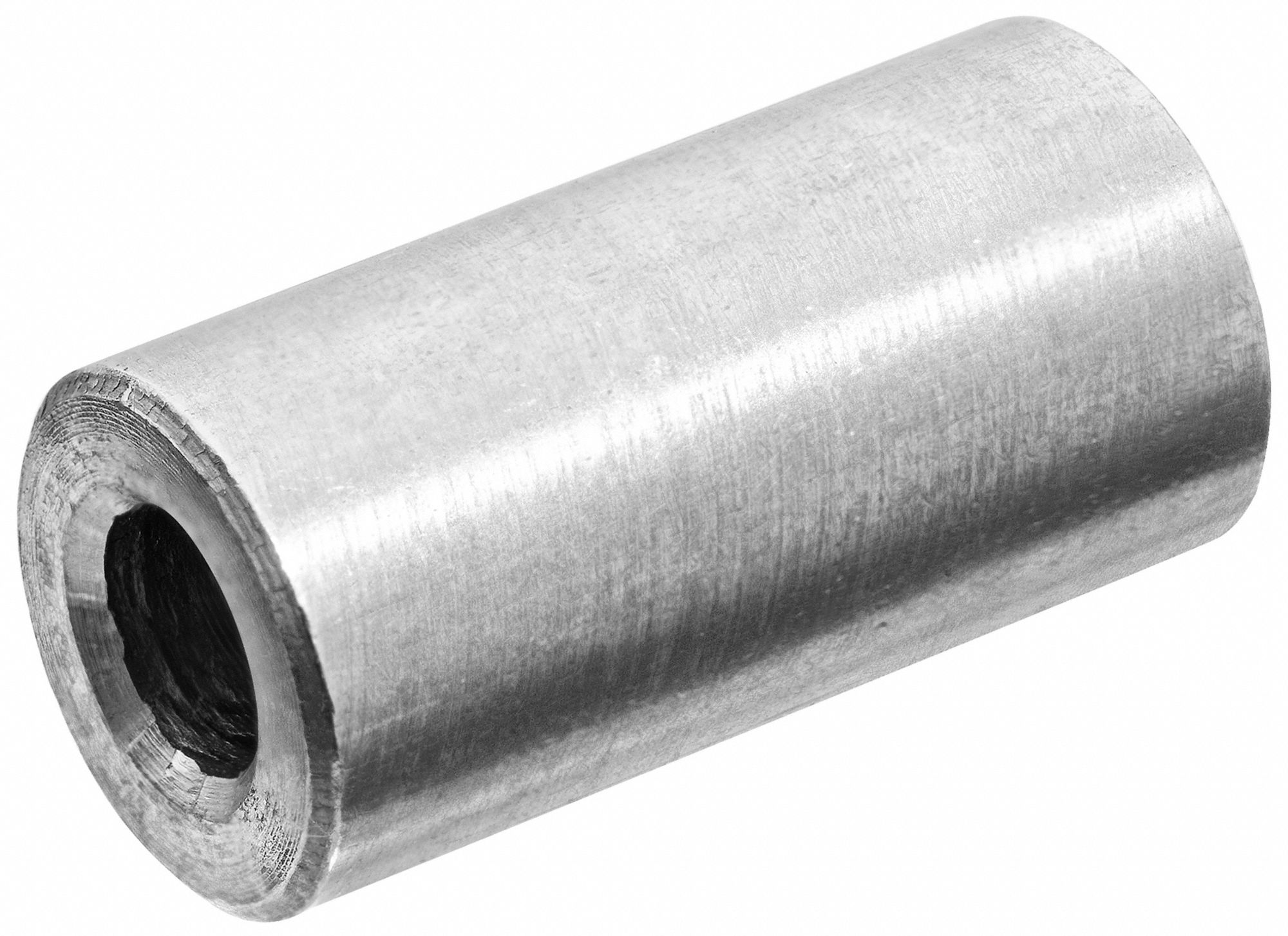 USA SEALING Round Spacer Aluminum, 6 mm Outside Dia., 4 mm Overall Lg