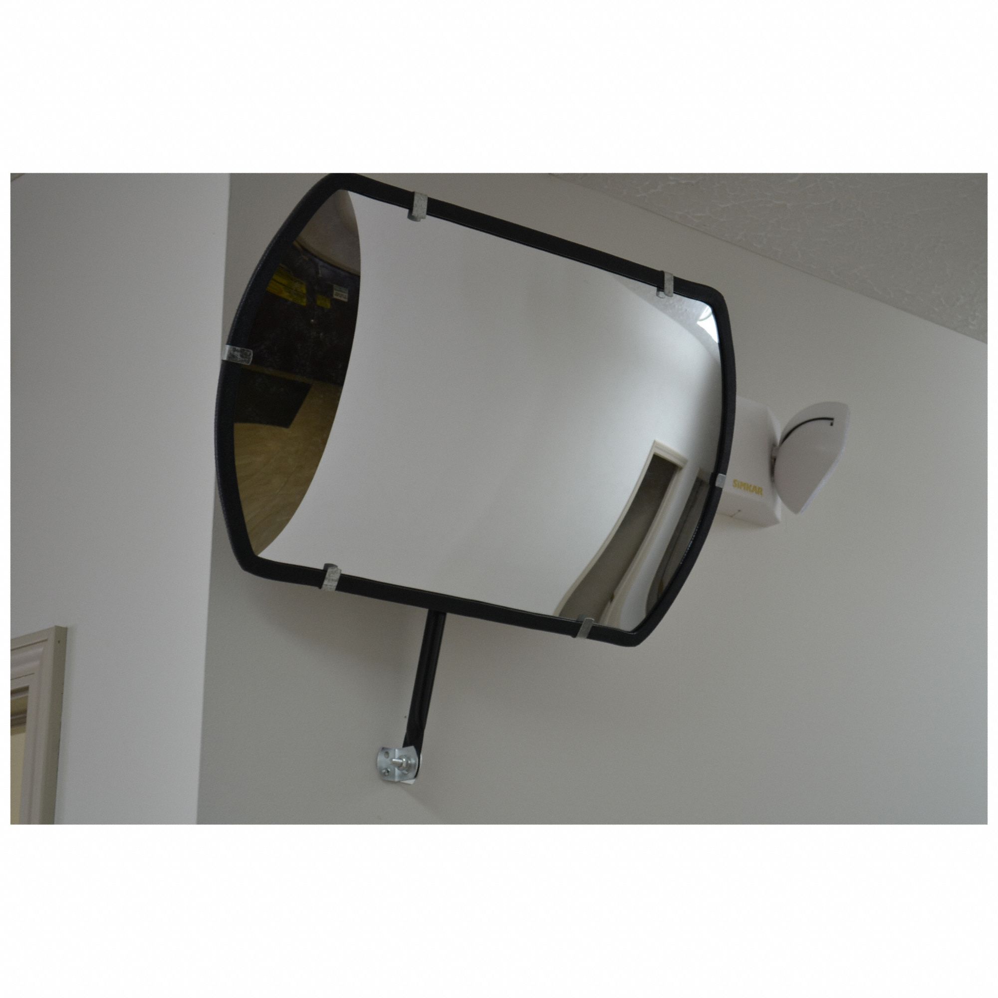 See All Acrylic Convex Security Mirror - 18" X 12" Round Rectangular Shape, Outdoor/Indoor Safety Mirror
