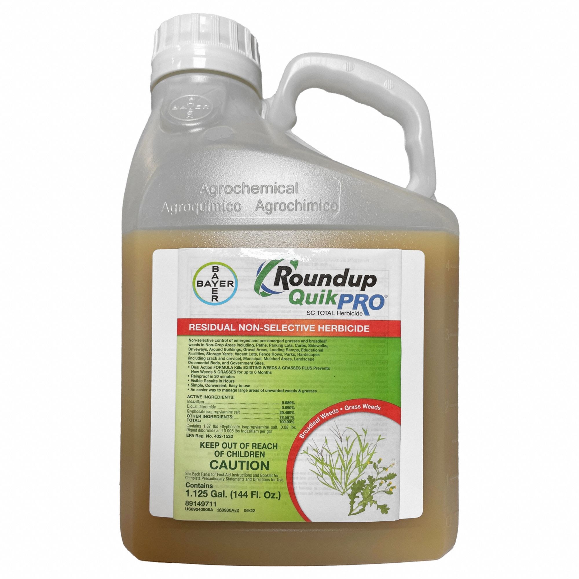 ROUNDUP, Liquid, Concentrate, Vegetation Killer 814M39RoundUp