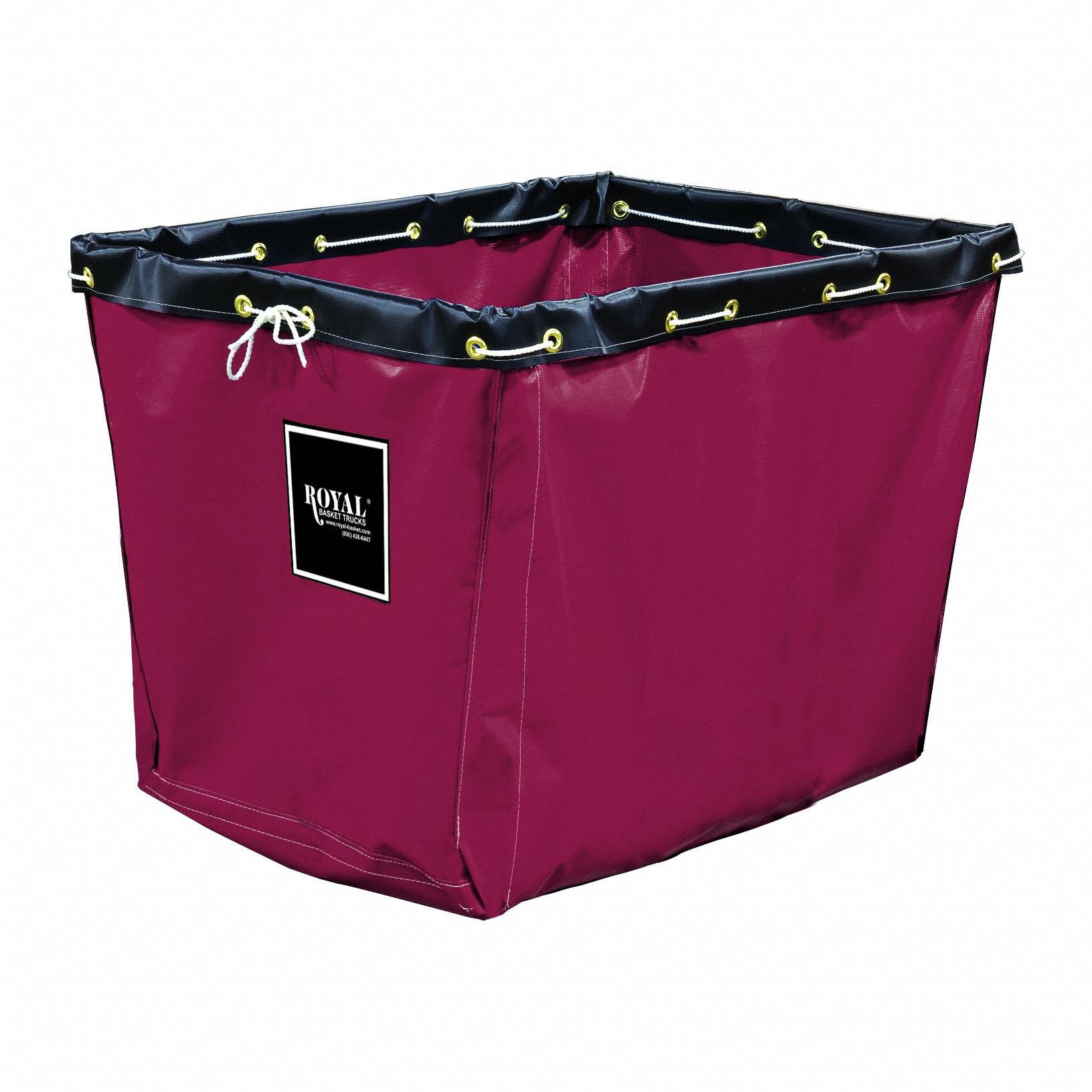 Replacement Liner: Vinyl Liner, Maroon, 10 bu Truck Capacity, 36 in Overall Lg