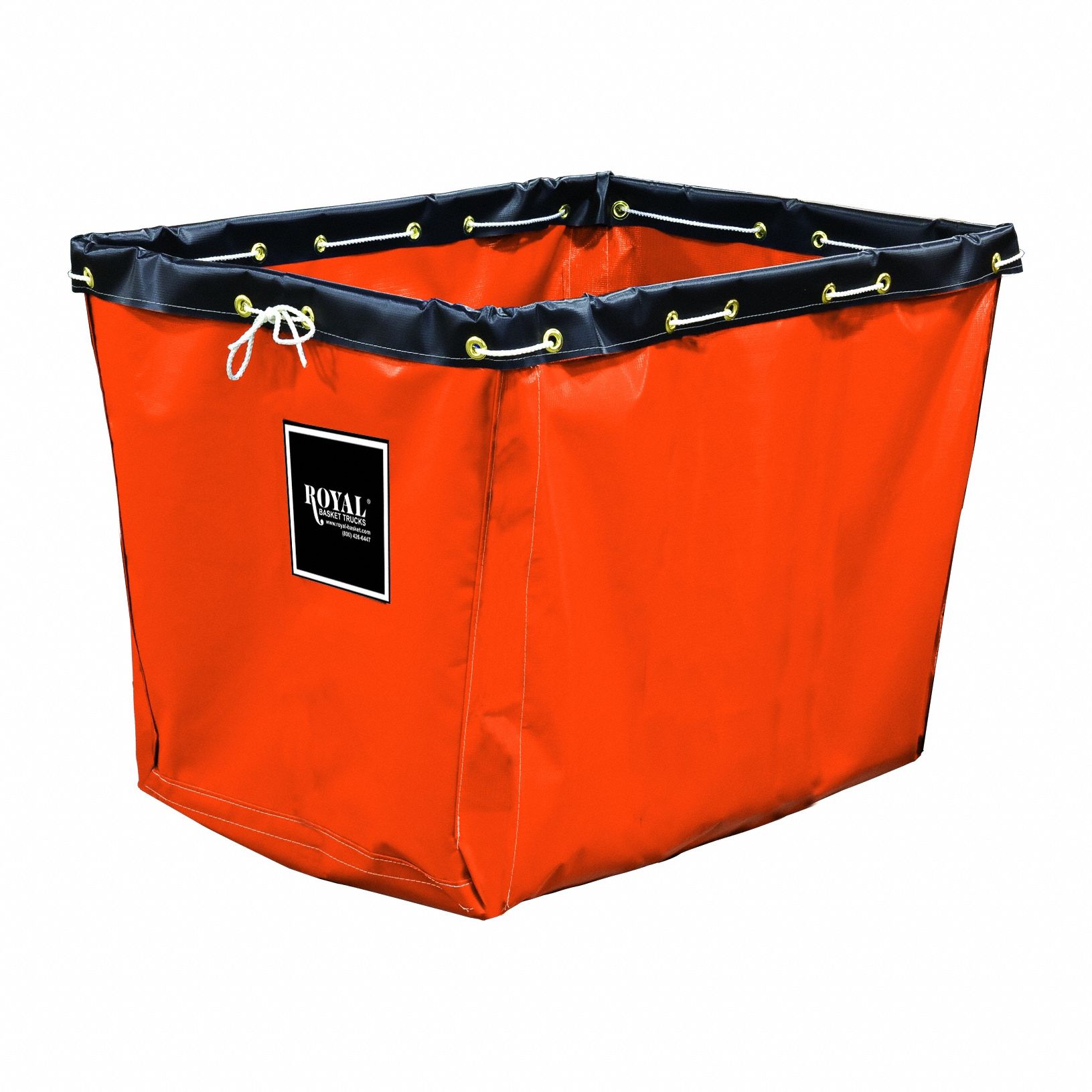Replacement Liner: Vinyl Liner, Orange, 10 bu Truck Capacity, 36 in Overall Lg