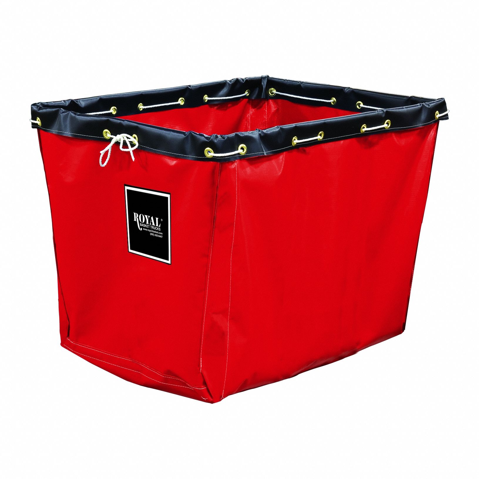Replacement Liner: Vinyl Liner, Red, 4 bu Truck Capacity, 26 in Overall Lg