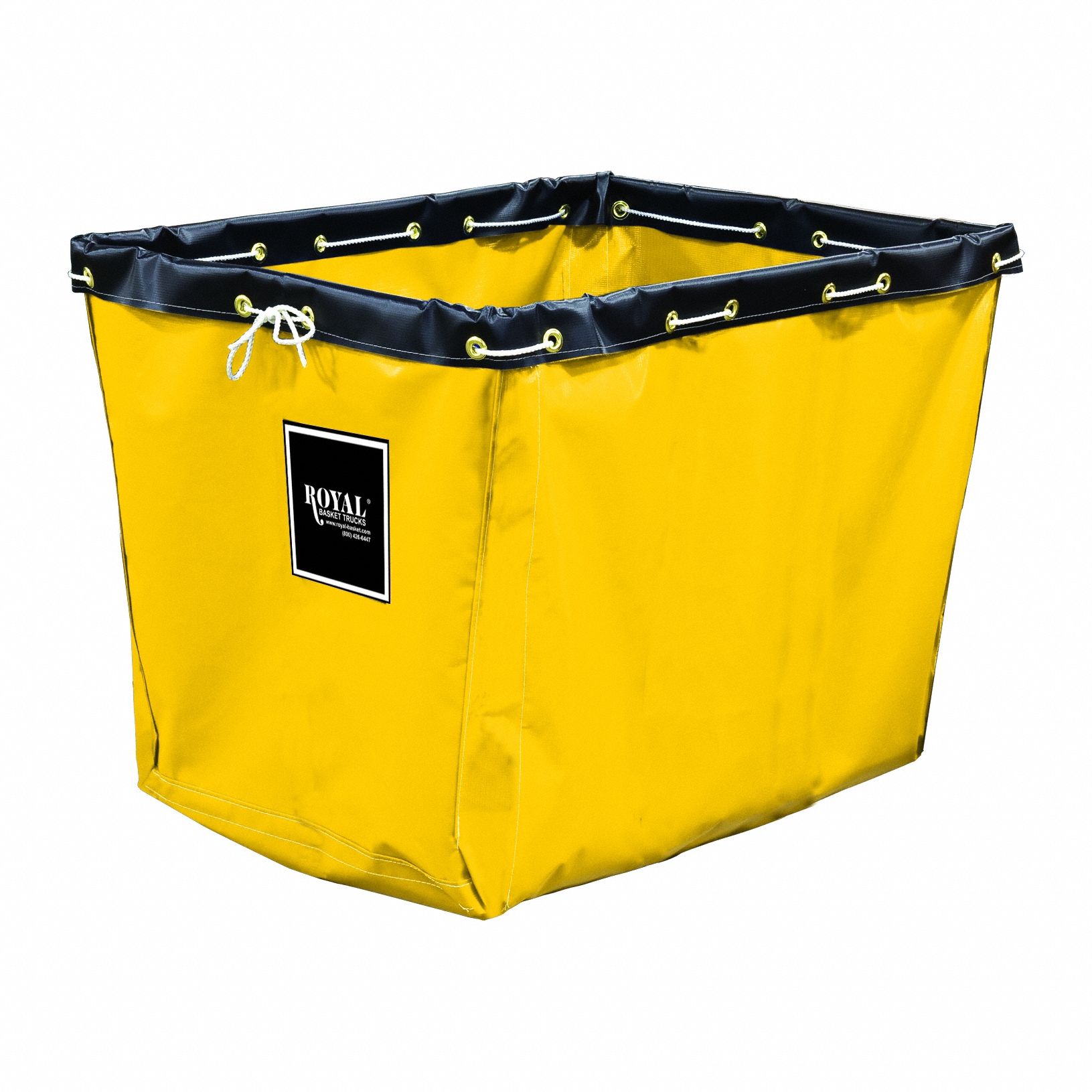 Replacement Liner: Vinyl Liner, Yellow, 4 bu Truck Capacity, 26 in Overall Lg