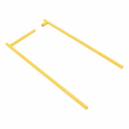VESTIL, Toe Board Not Included, Bolt-On Rail Mounting, Sliding Gate ...