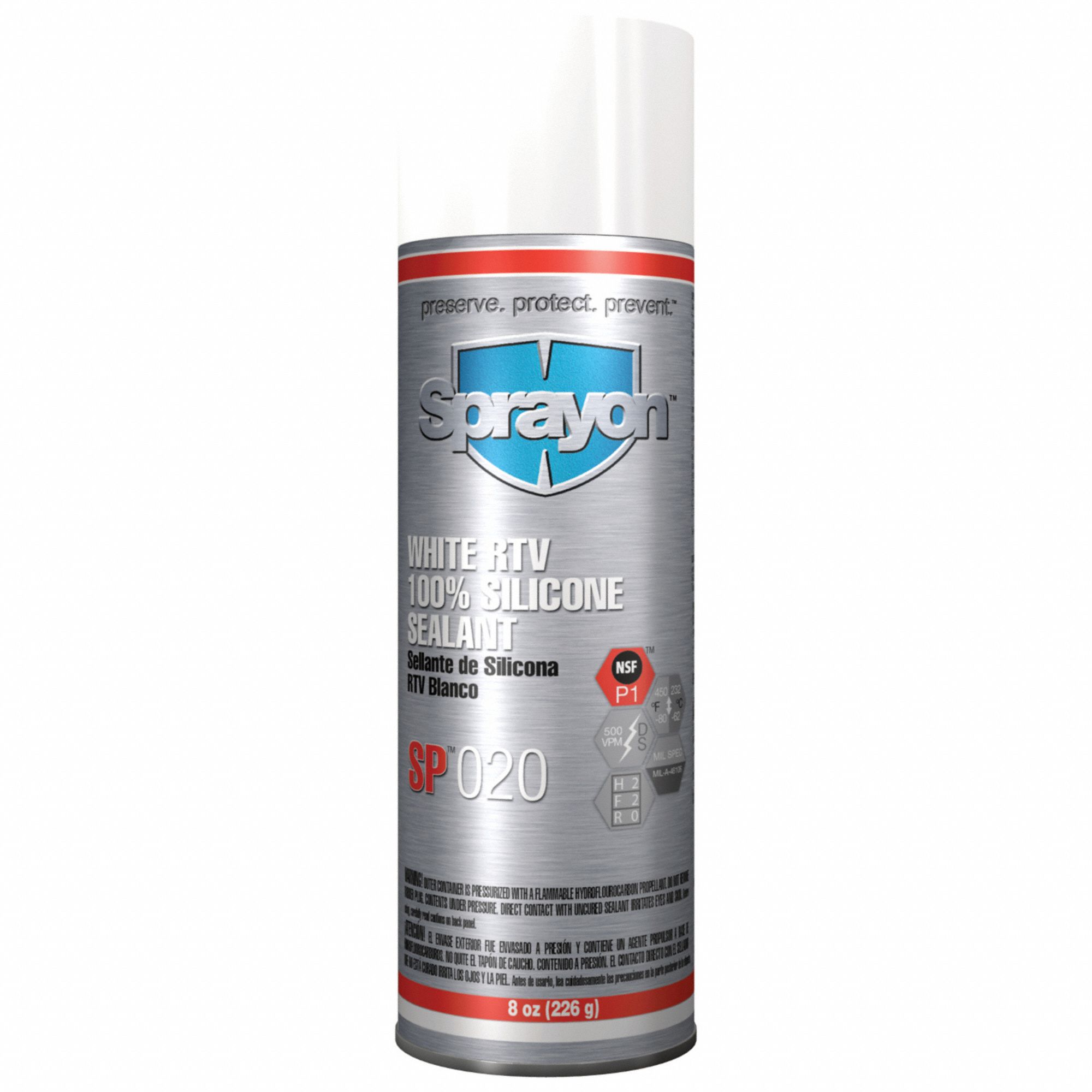 SPRAYON, SP020, White, Sealant 48XW81S00020000 Grainger