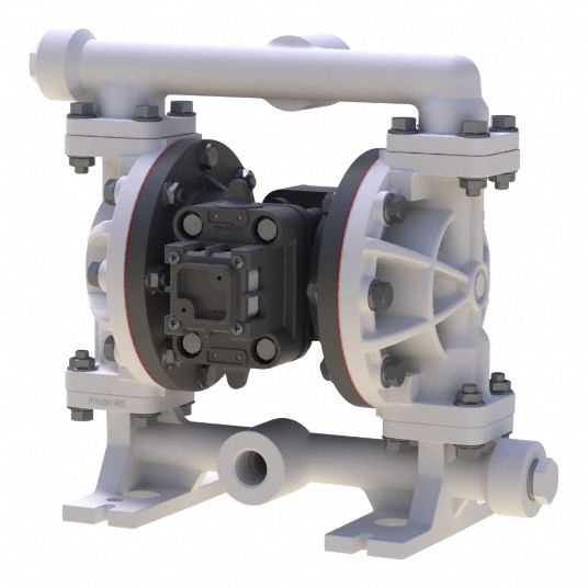 SANDPIPER, Air, Polypropylene, Double Diaphragm Pump 12W414