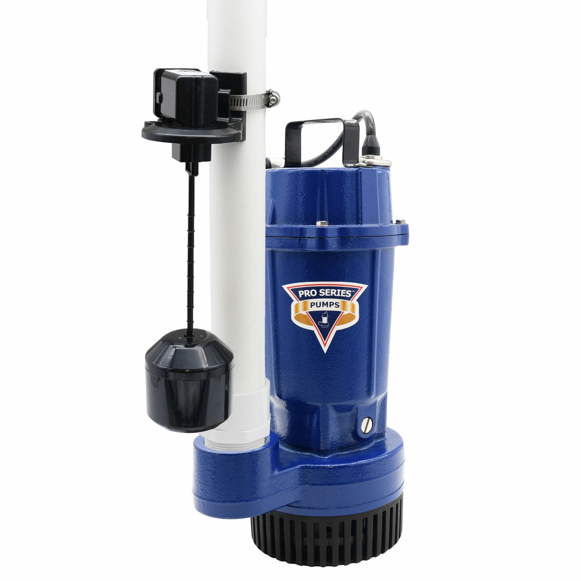 Submersible Sump Pump: 1/3 hp, 115V AC, 46 gpm Flow Rate @ 10' of Head, Dewatering