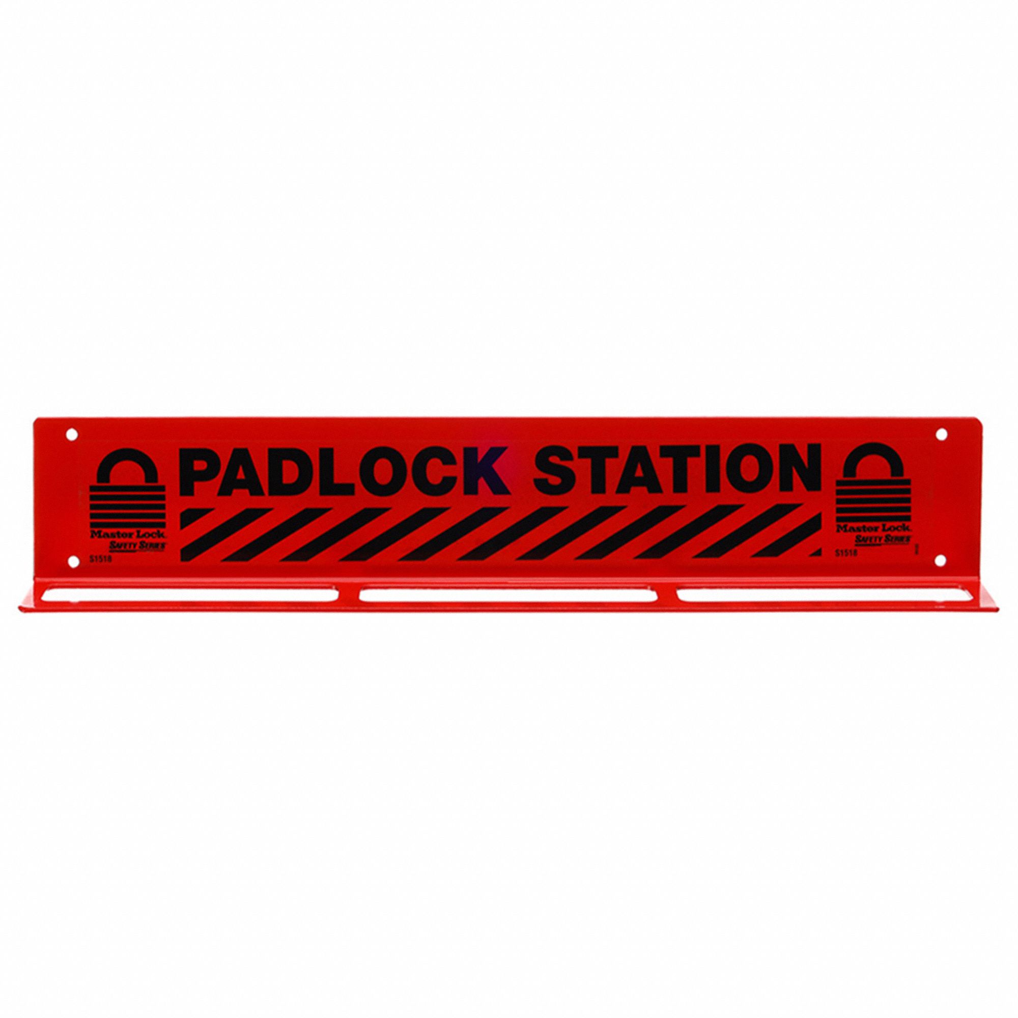 PADLOCK STATION, NO PADLOCKS/UNFILLED, FASTENERS, HOLDS 18 TO 22 PADLOCKS