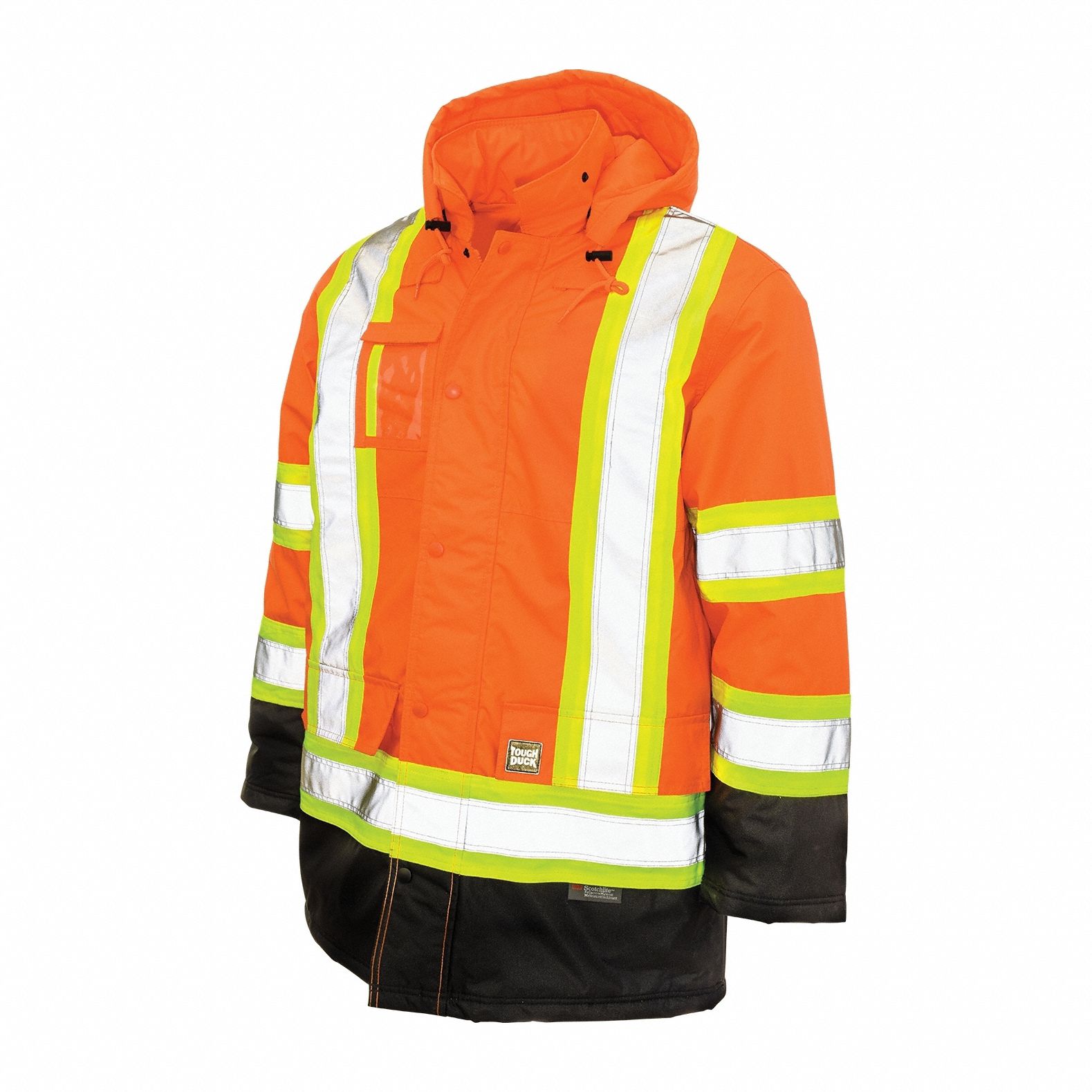 High Visibility Jacket, 2XL, Hi-Vis Orange