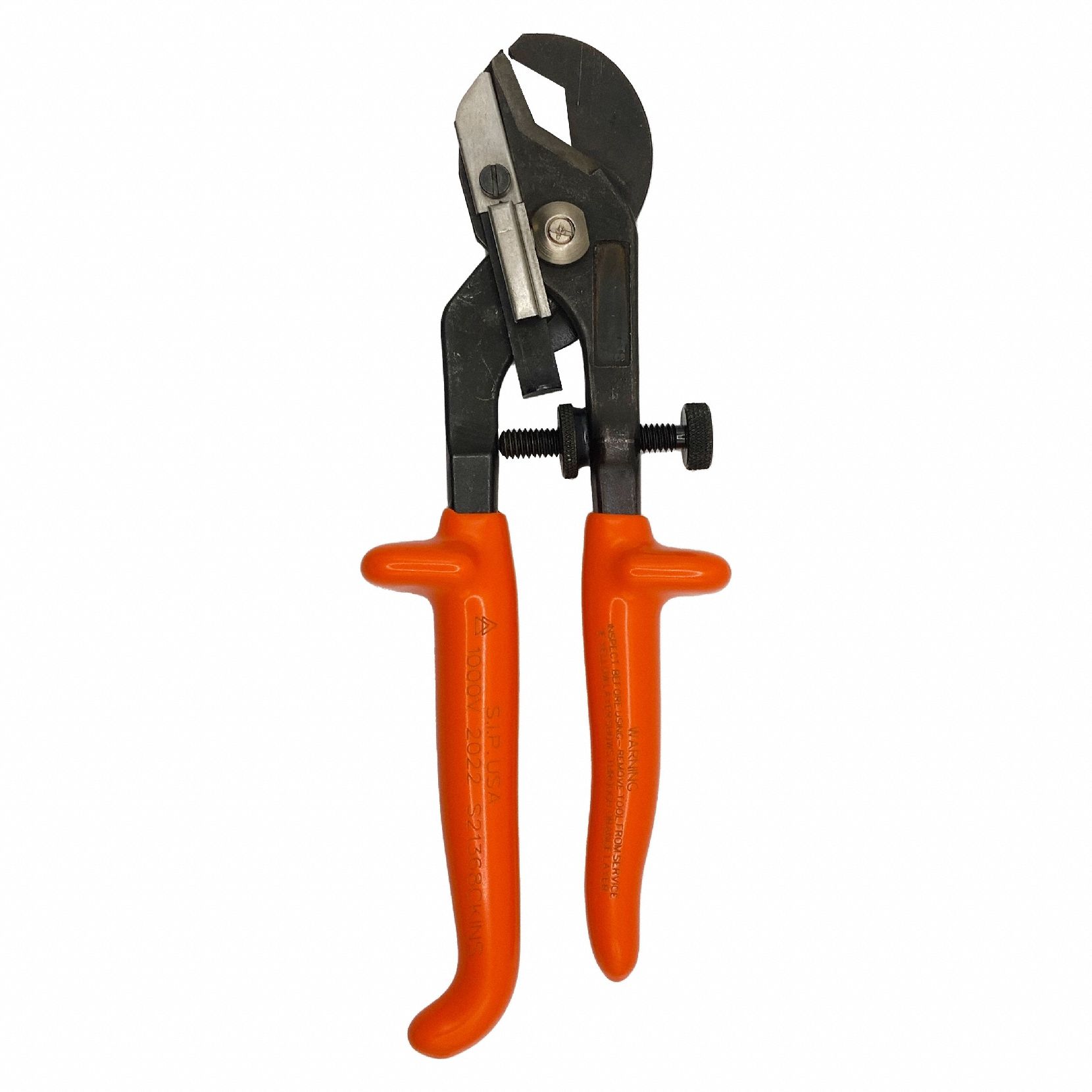 Slip joint pivot 1 awg to 1000 kcmil insulated cable stripper hand