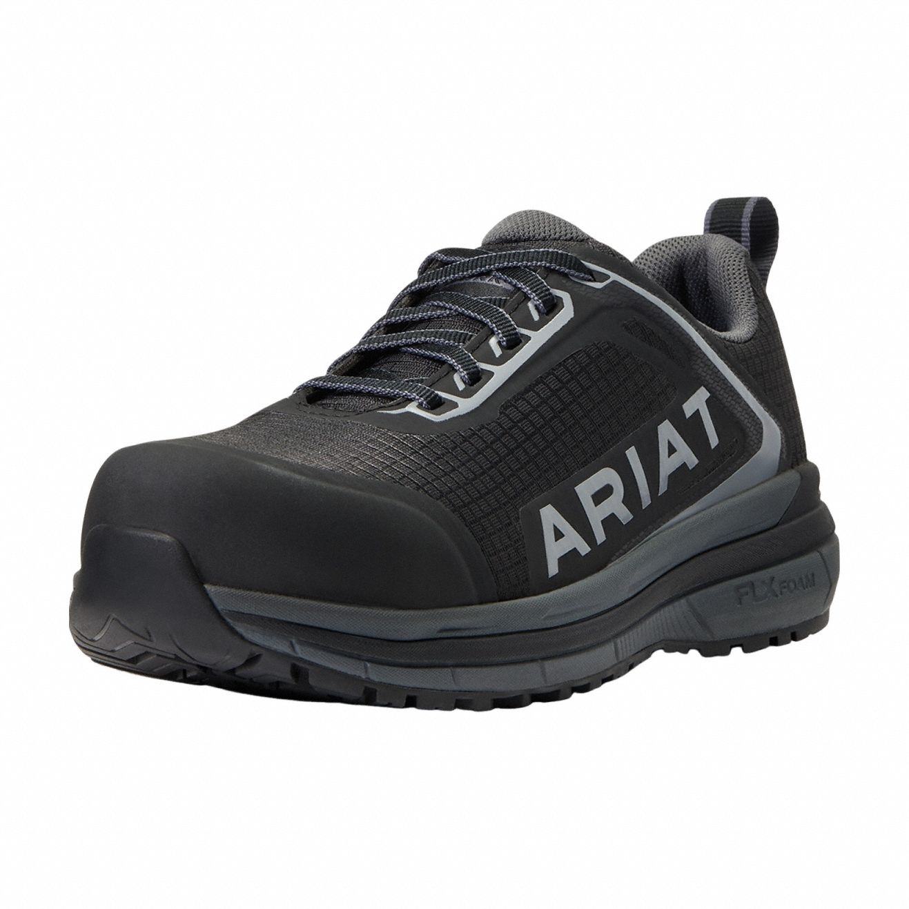 Athletic Shoe: Women's, Size 7, B, Black, Composite Toe Cap, Removable Insole