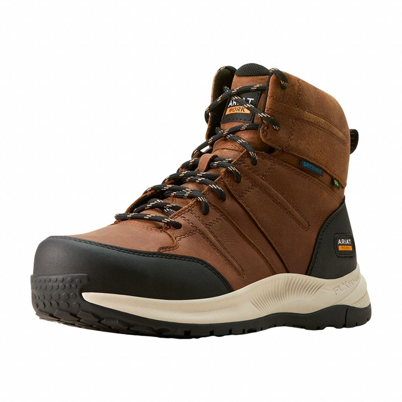 Hiker Shoe: Men's, Size 10 1/2, D, Brown, Composite Toe Cap