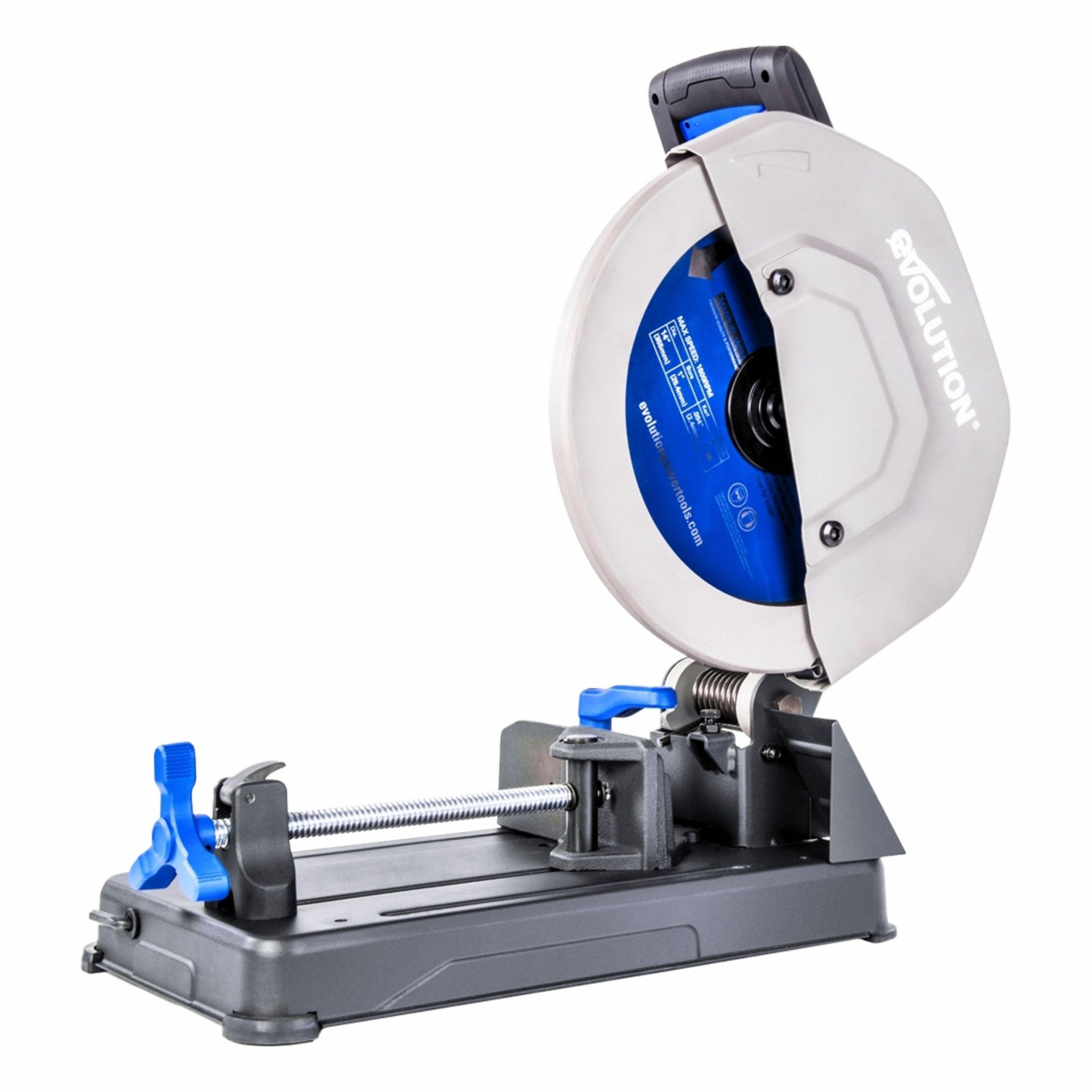 Chop Saw: 14 in Blade Dia., 1, 450 RPM Max. Blade Speed, 120V AC, 15 A Current, Chop Saw