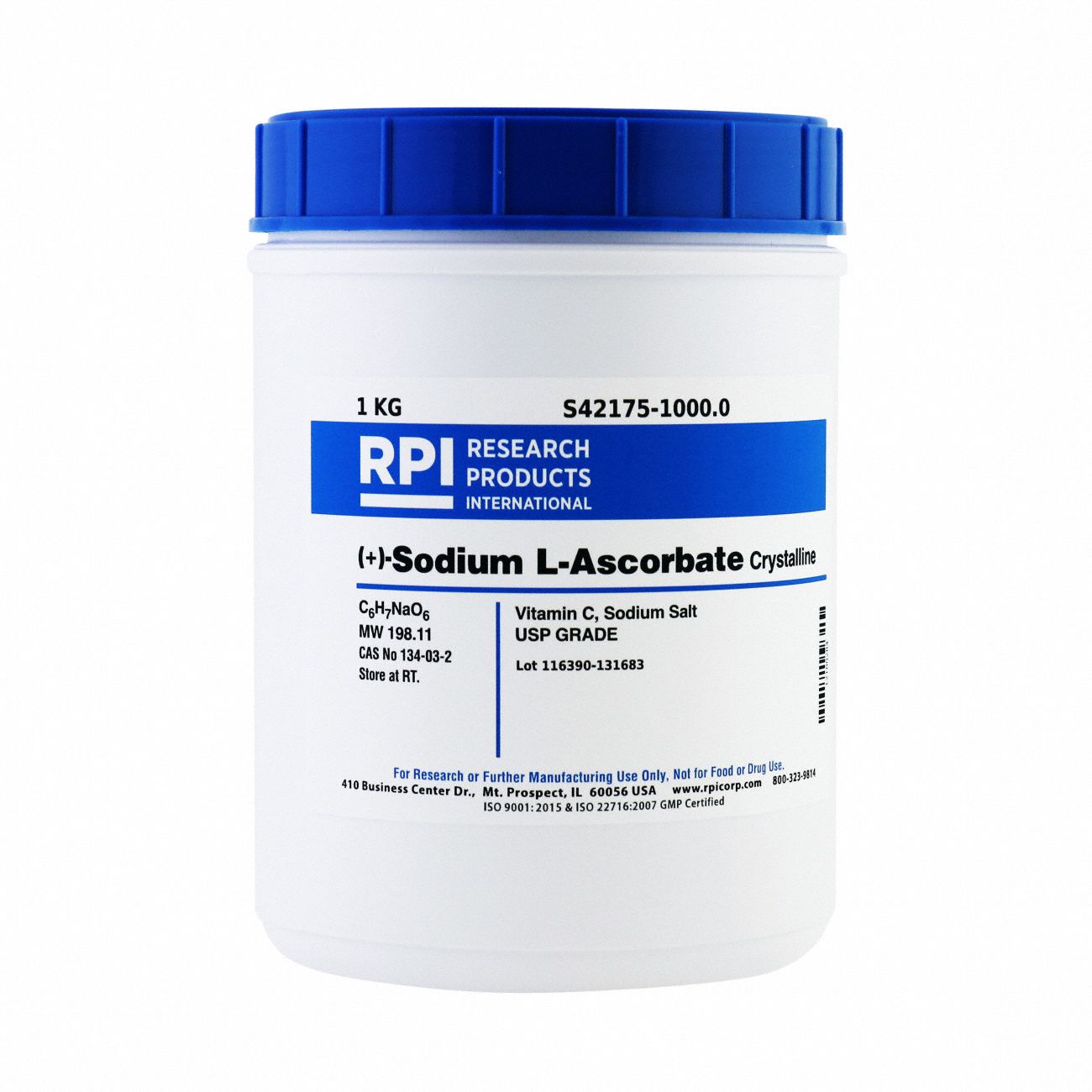 (+)-Sodium L-Ascorbate Crystalline Research or Further Manufacturing Use Only