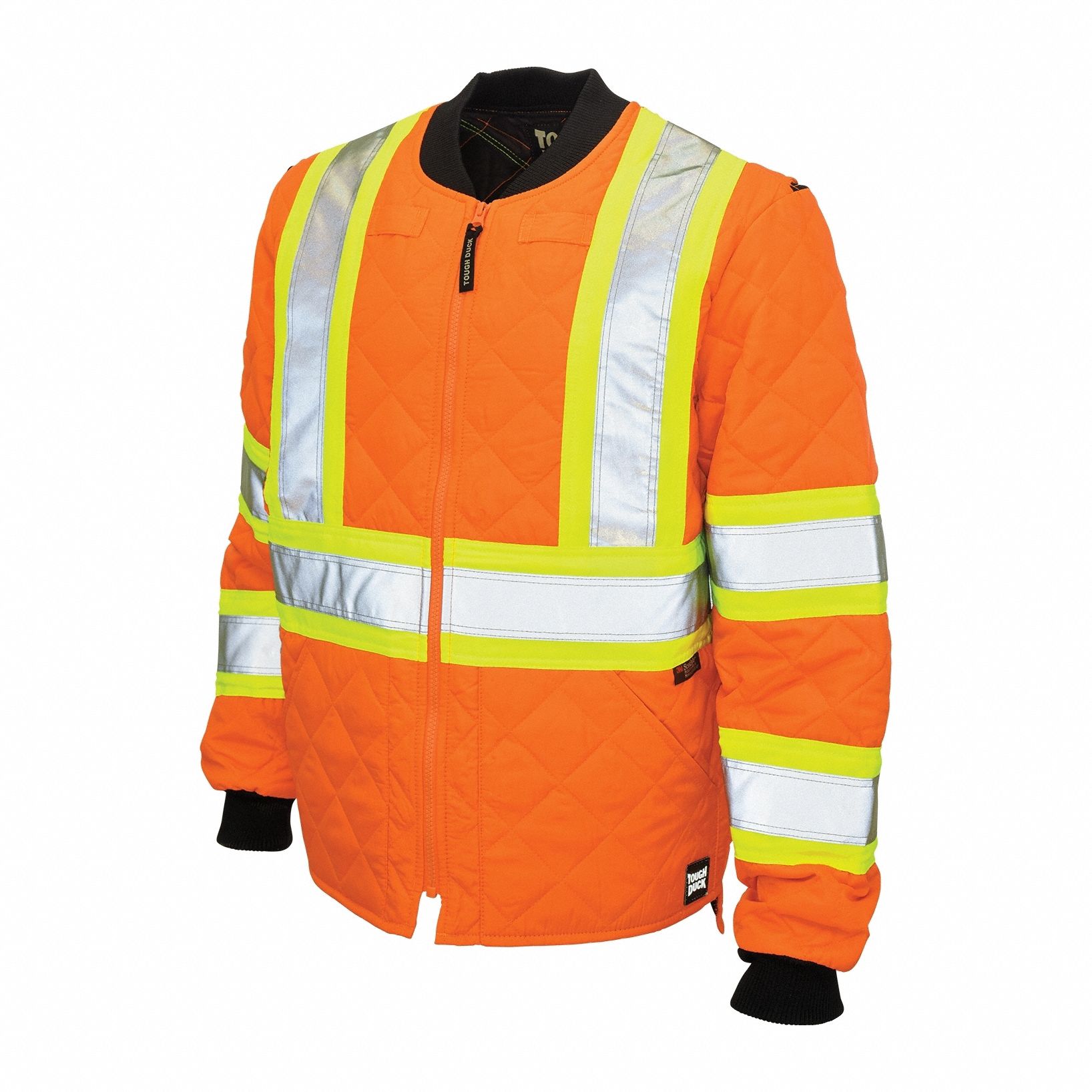 Hi-Vis Jacket, Polyester, Flo Orange, L