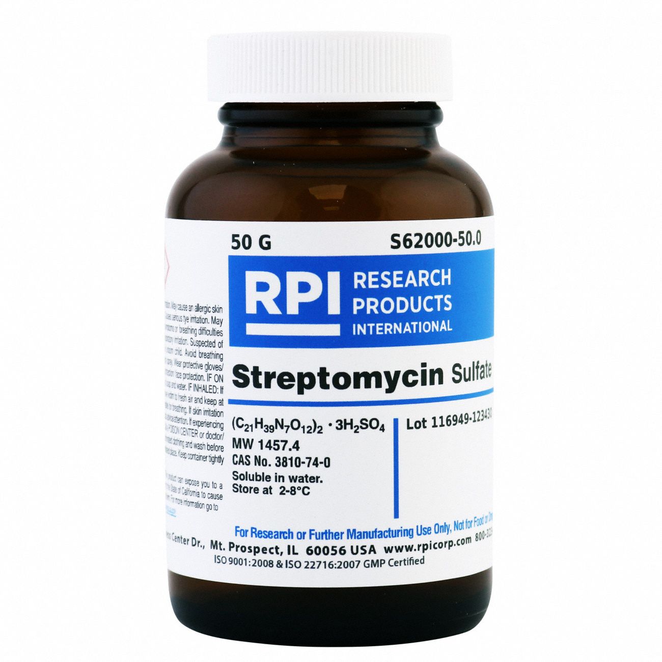 Streptomycin Sulfate, 50g