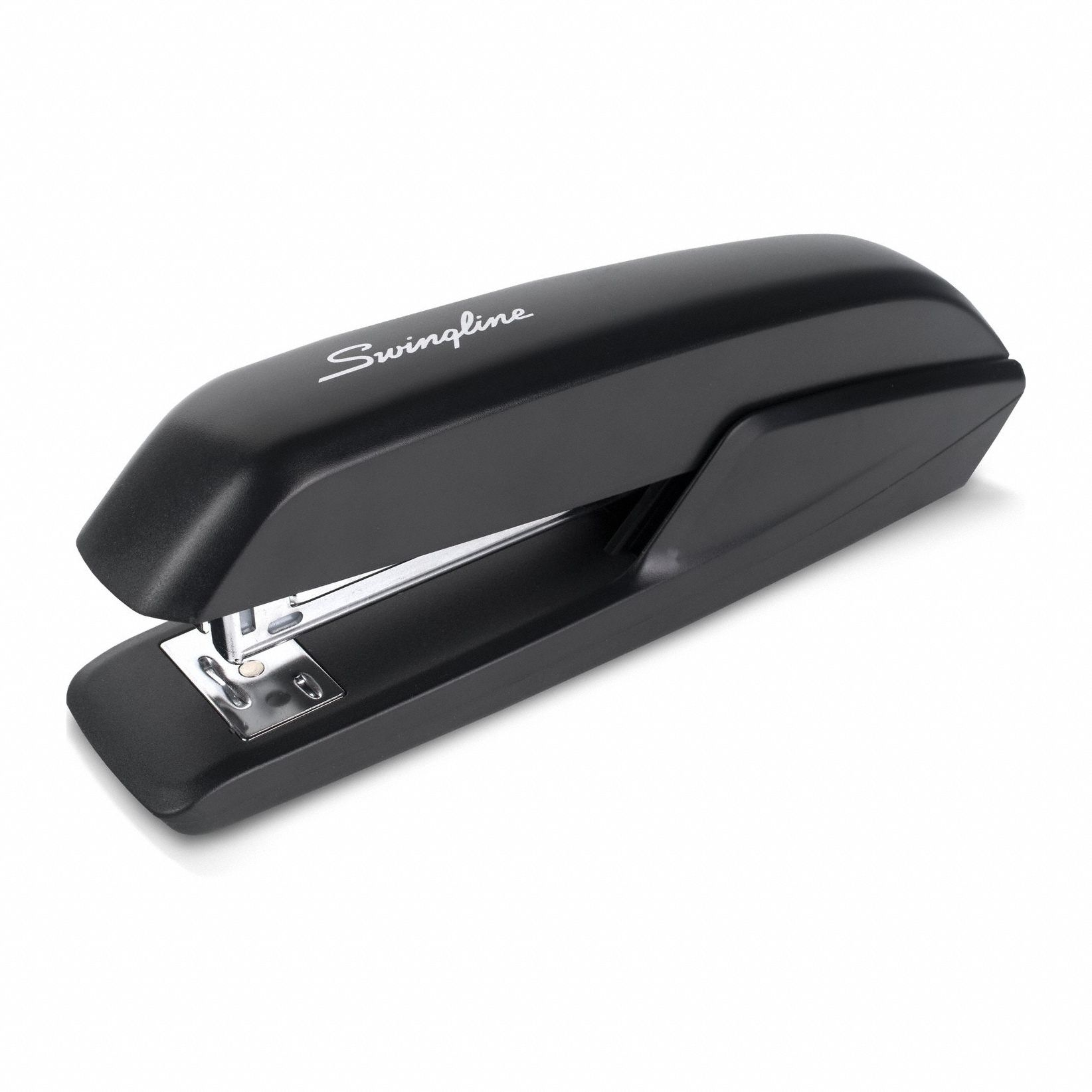Manual Stapler: 20 Sheet Capacity, 2 1/2 in Throat Dp - Max, 210 Staple Capacity, Black