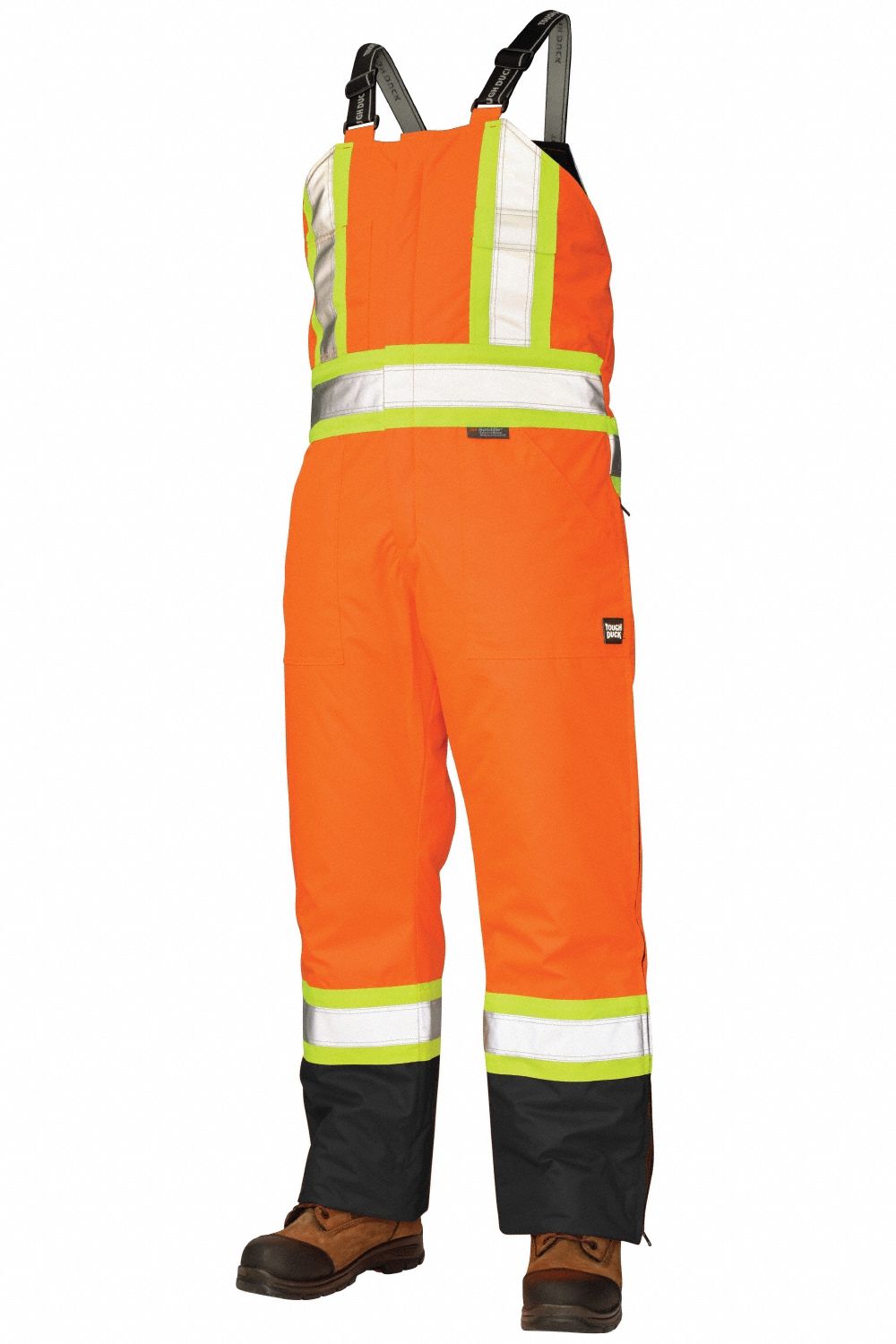 Hi-Vis Insulated Bibs, Flo Orange, 2X