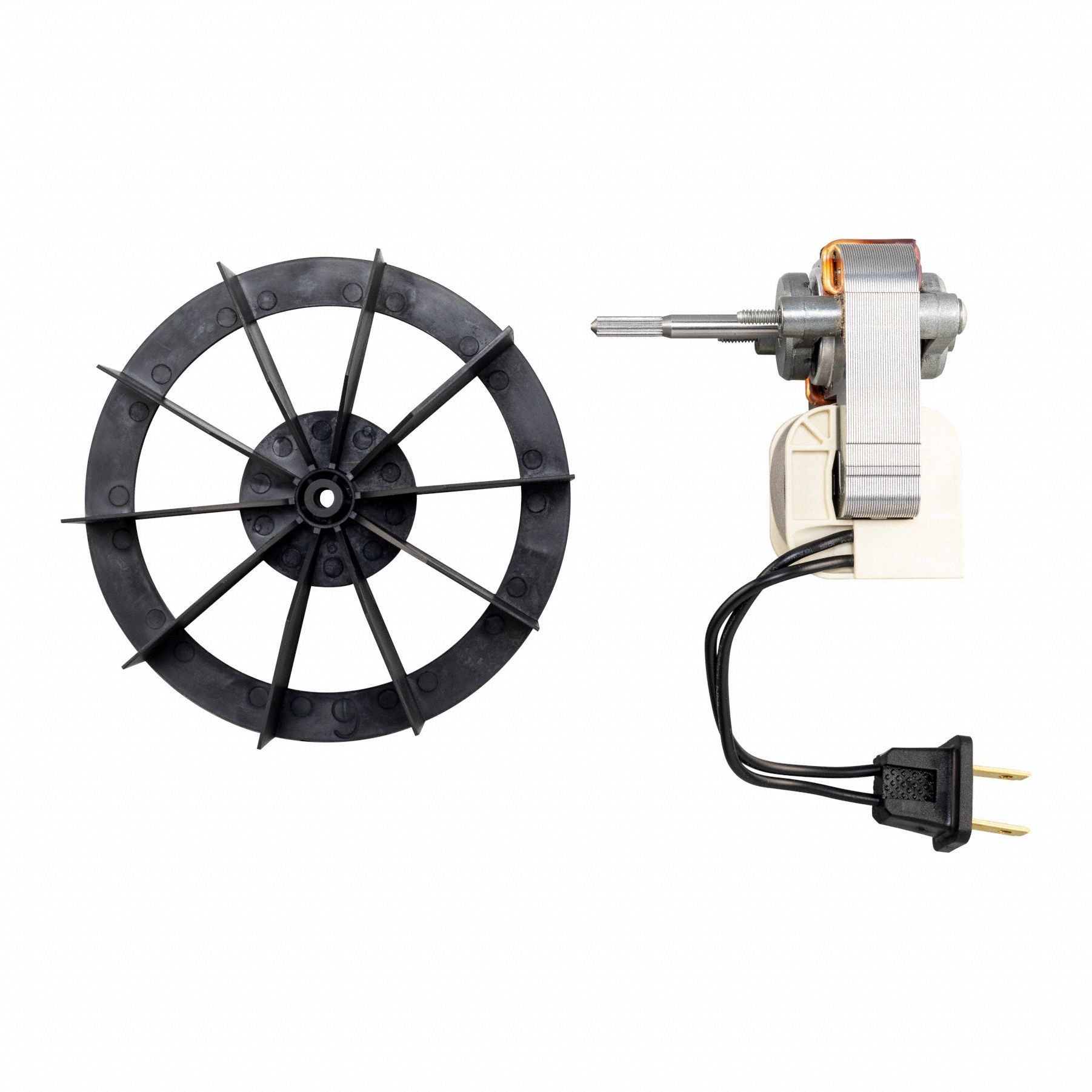 Motor and Blower Wheel
