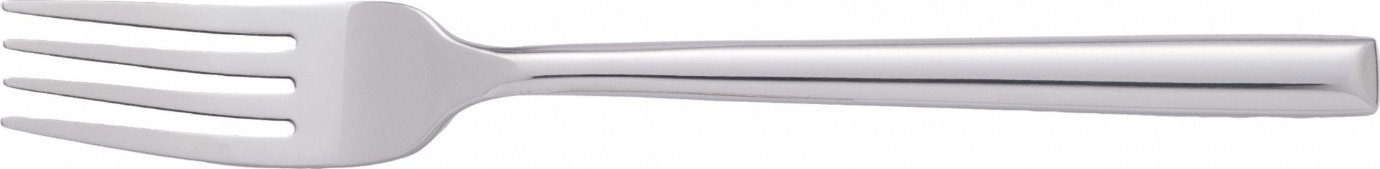 Salad Fork: Savor, 18/0, Stainless Steel, 7 3/8 in Overall Lg, Silver