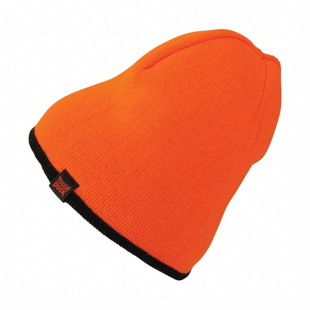 Beanie Cap, Hi-Viz Orange, Universal