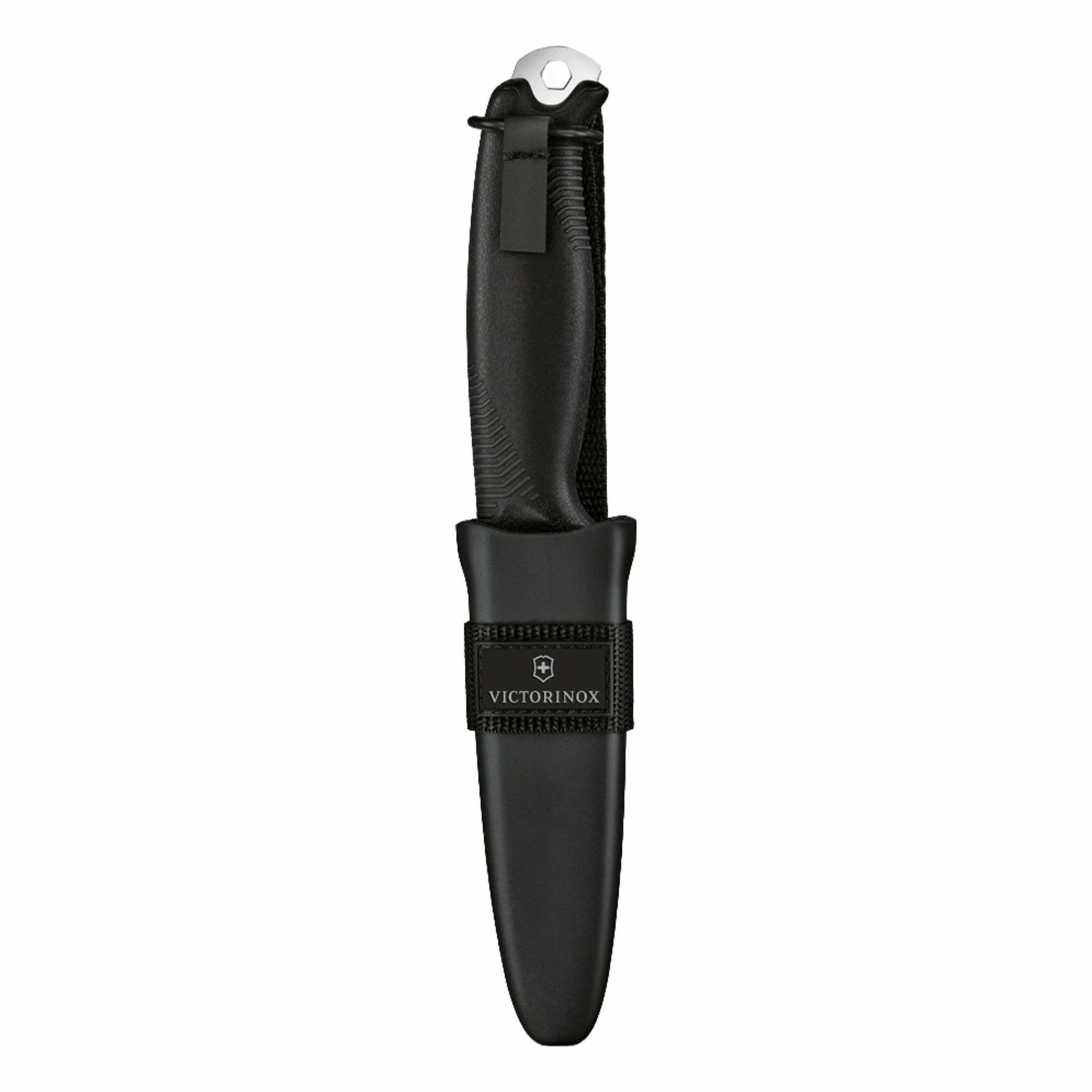 VICTORINOX SWISS ARMY Fixed Blade Knife: Straight, 9 1/4 in Overall Lg, Stainless Steel, Plastic (MPN 3.0902.3). Key specifications — attr307498: Yes; attr307493: Plastic; attr307491: Stainless Steel; attr324881: VICTORINOX SWISS ARMY.