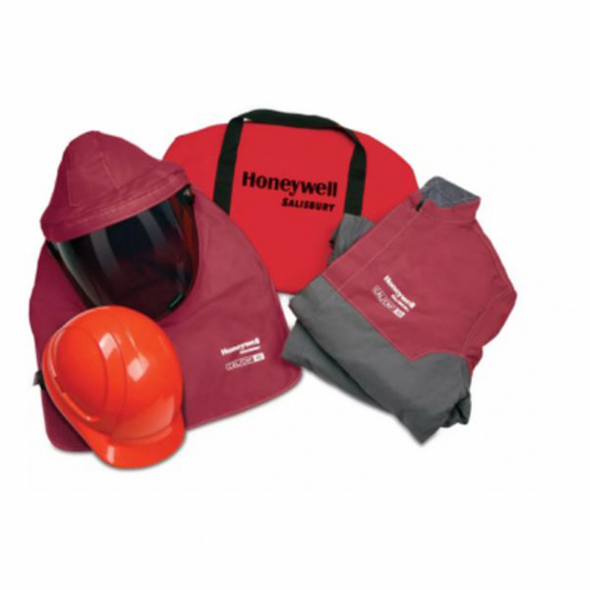 ARC FLASH CLOTHING KIT,GREY/RED,SZ 4XL