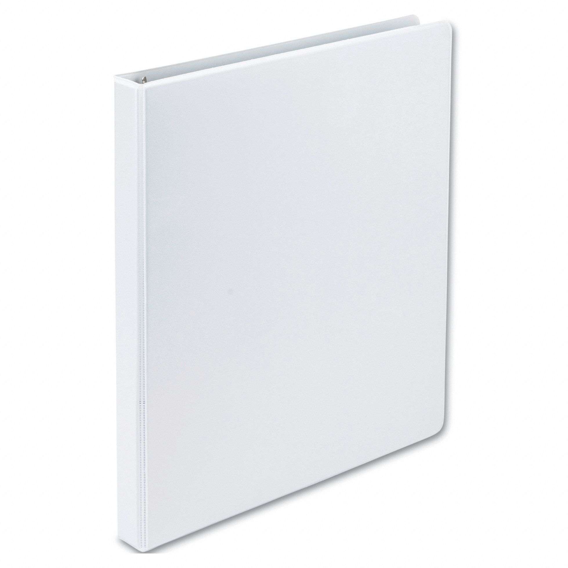 Ring Binder: 1/2 in Ring Size, Round, 125 Sheet Capacity, Clear Sleeve, Polyethylene/Polypropylene