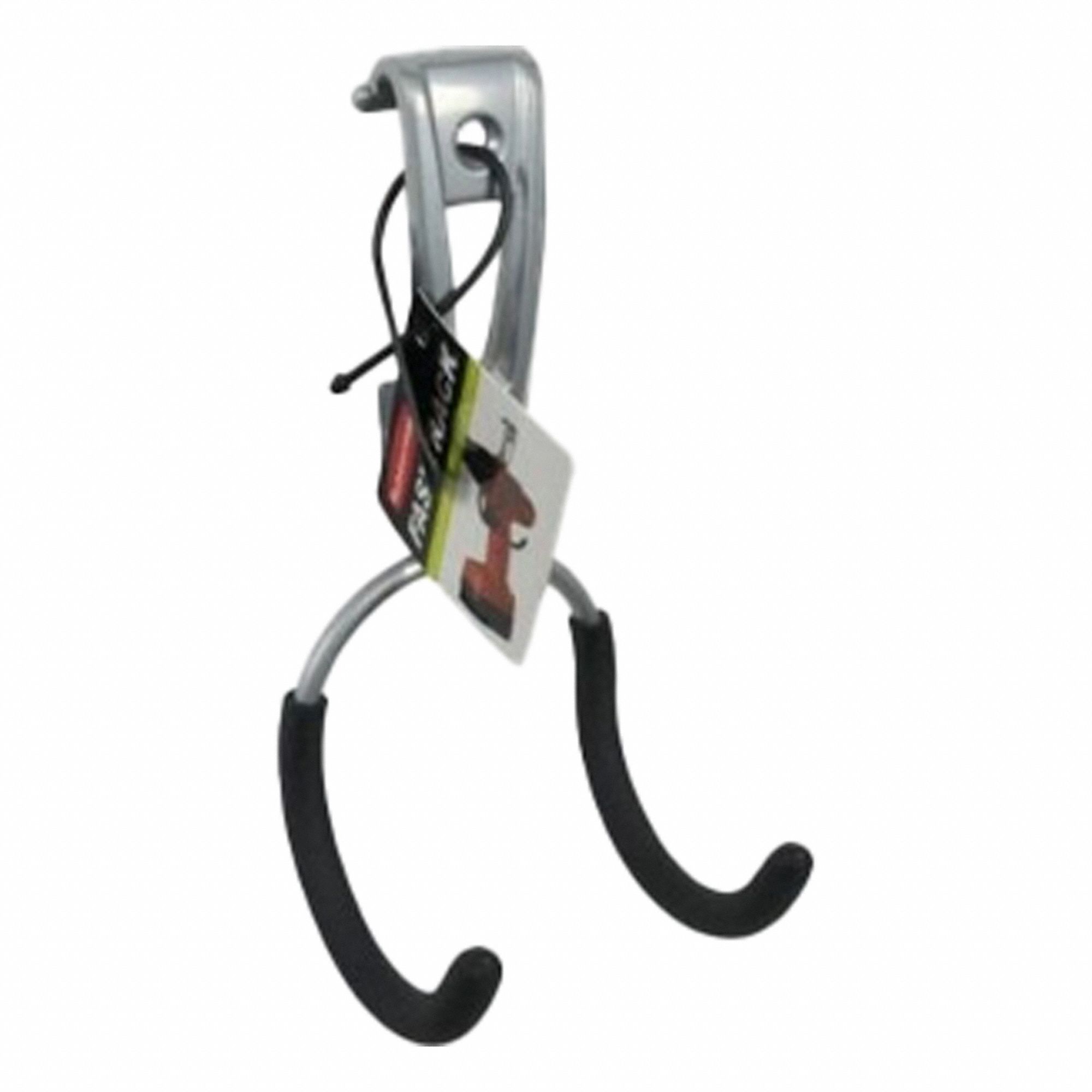 Compact Hook: Steel, 3.1 in x 8.4 in x 3.1 in, 25 lb Load Capacity