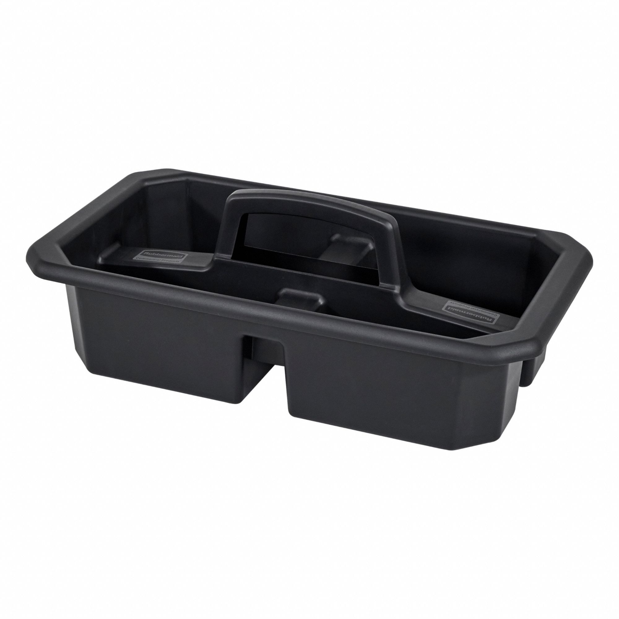 Cleaning Caddy: Black, 15 5/8 in Overall Ht, 12 1/8 in Overall Wd