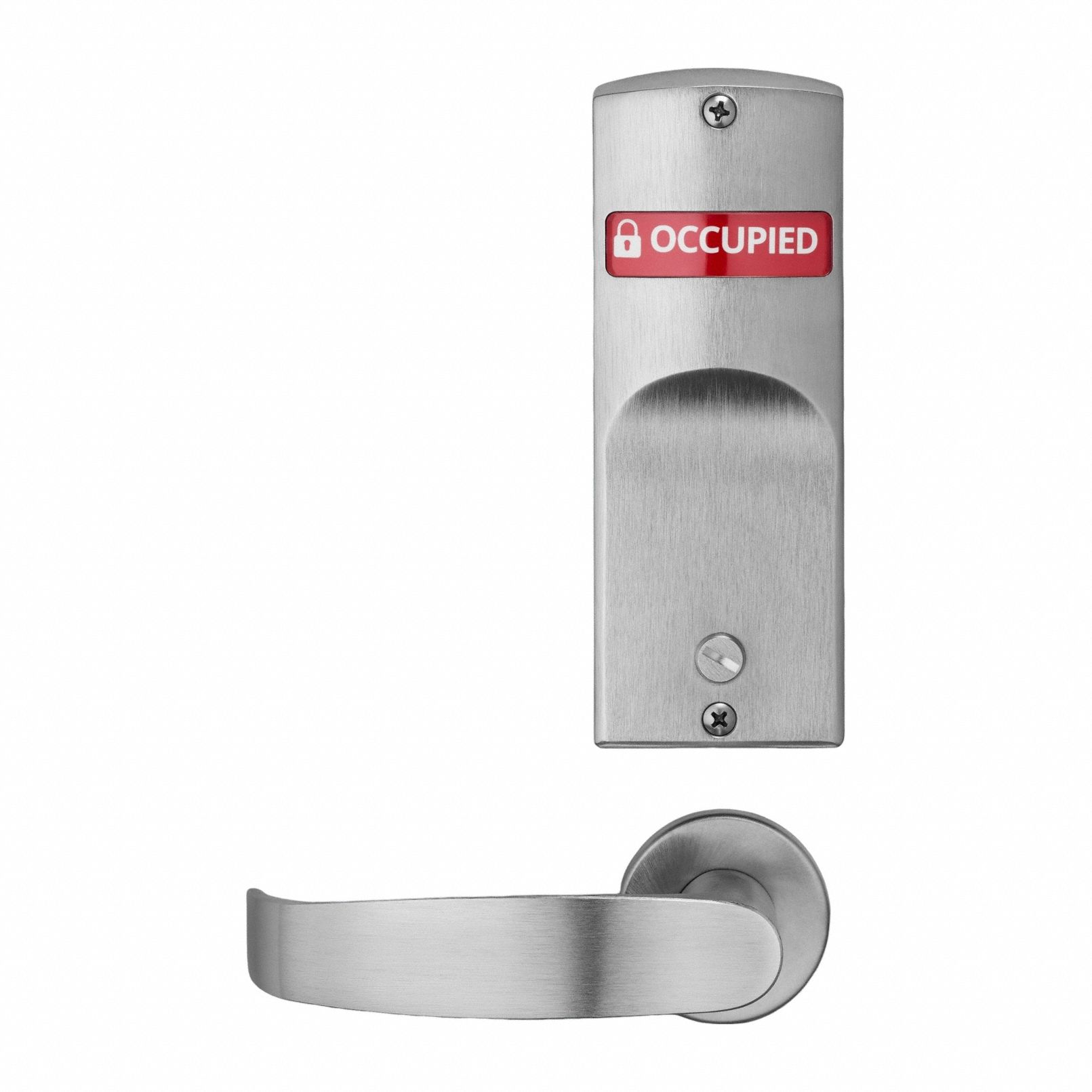 Door Lockset: Privacy Lever Locksets, Chrome, ADA Compliant