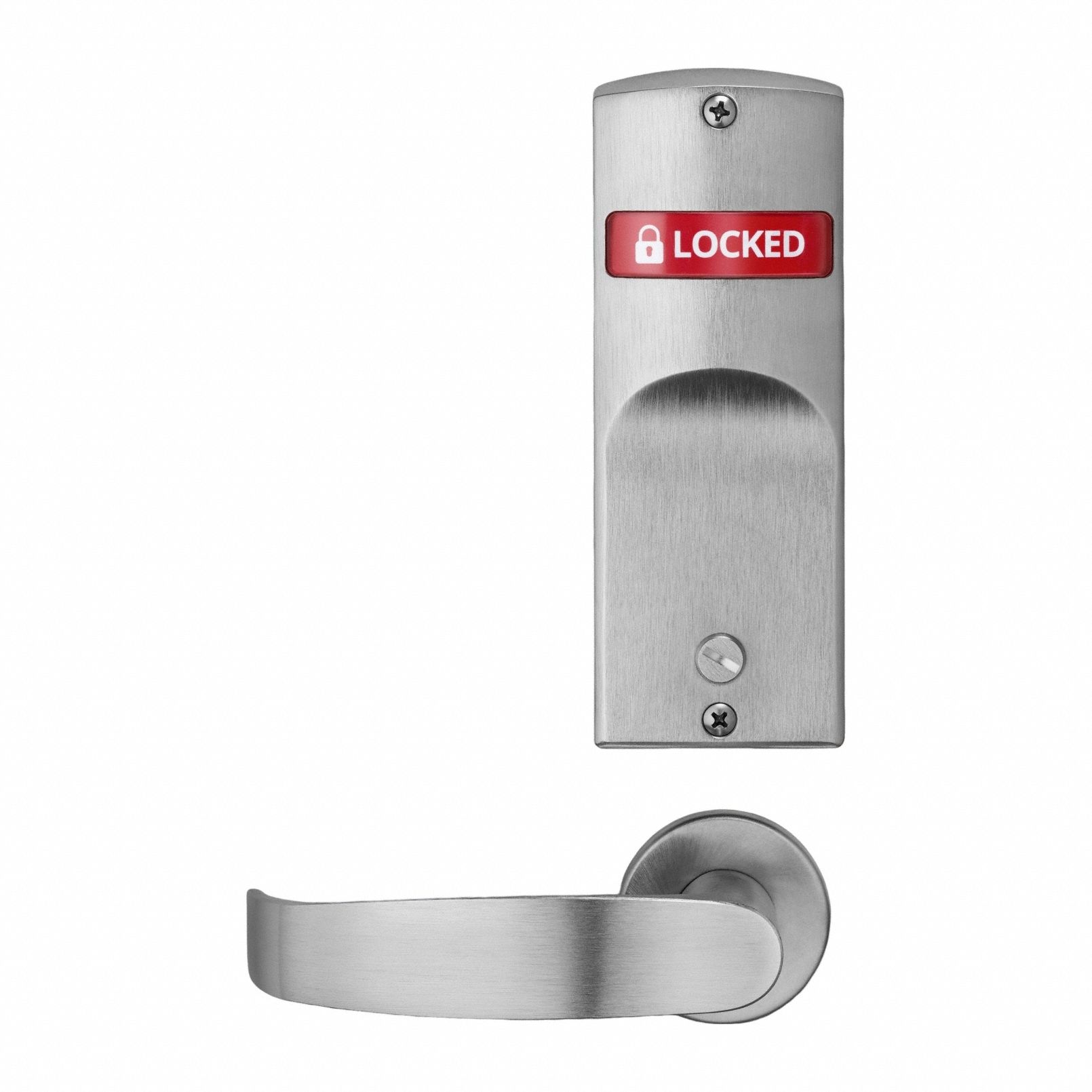Door Lockset: Office Lever Locksets, Chrome, ADA Compliant