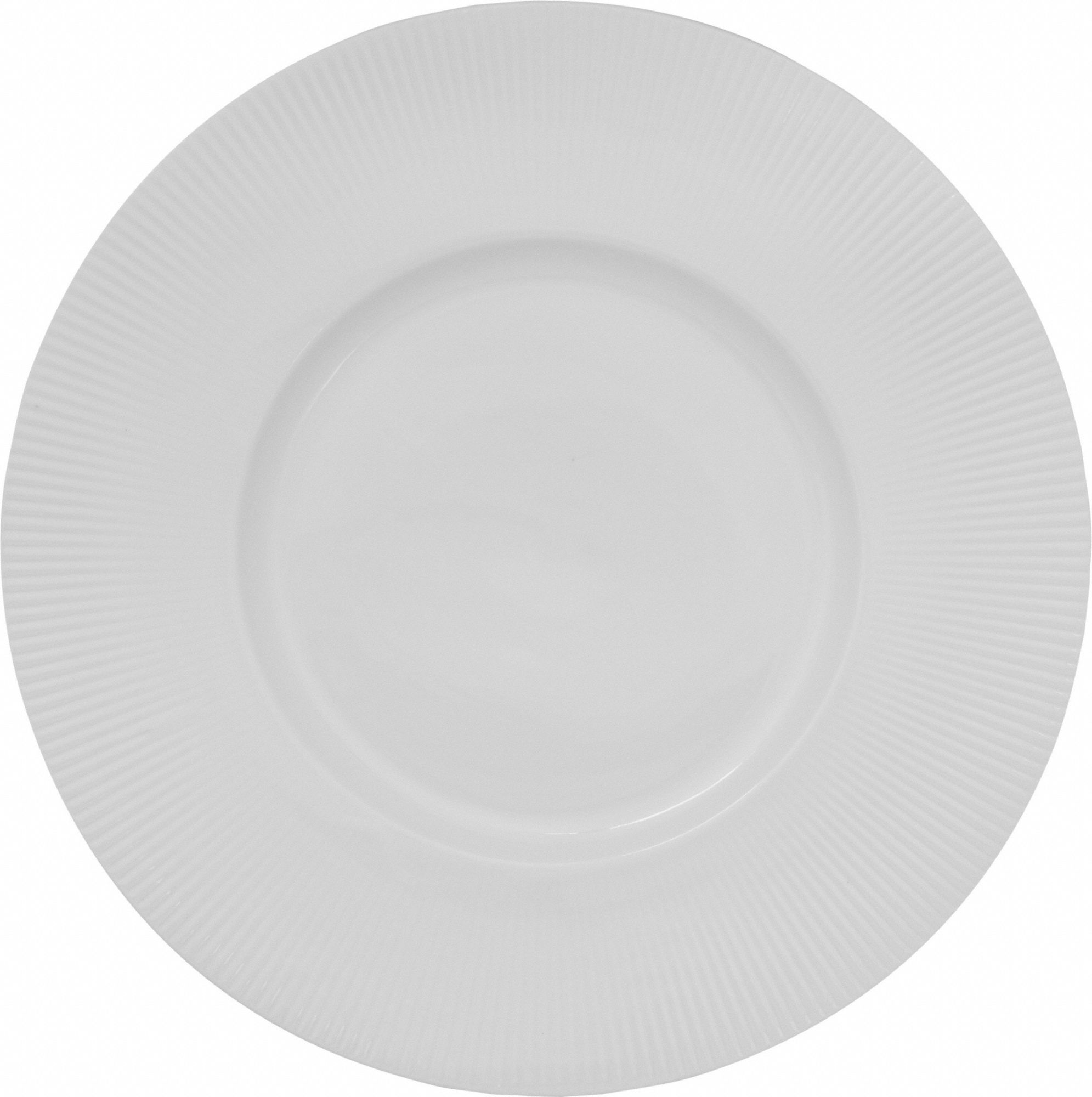 Wide Rim Plate Porcelain