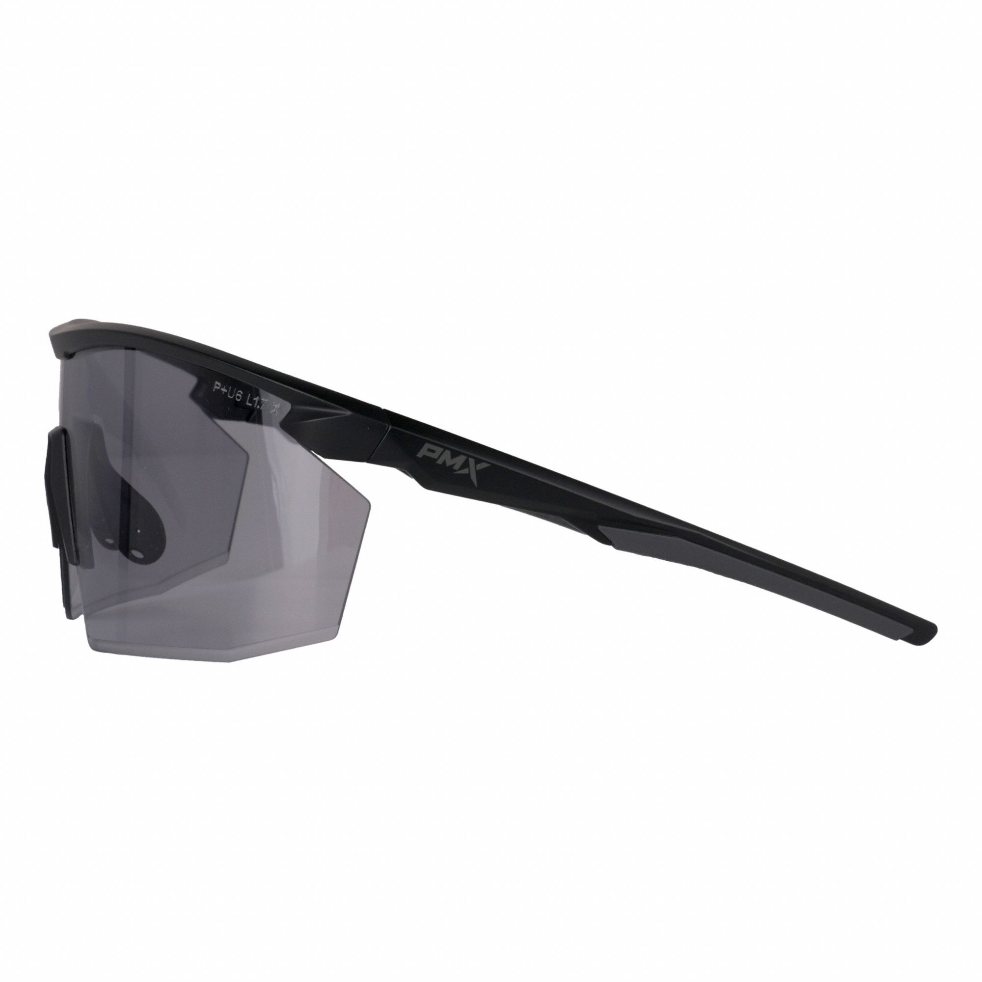 Safety Glasses: Light Gray Lens, Half-Frame, H2MAX Anti-Fog, Black Frame, PMXSPEC(R) Series