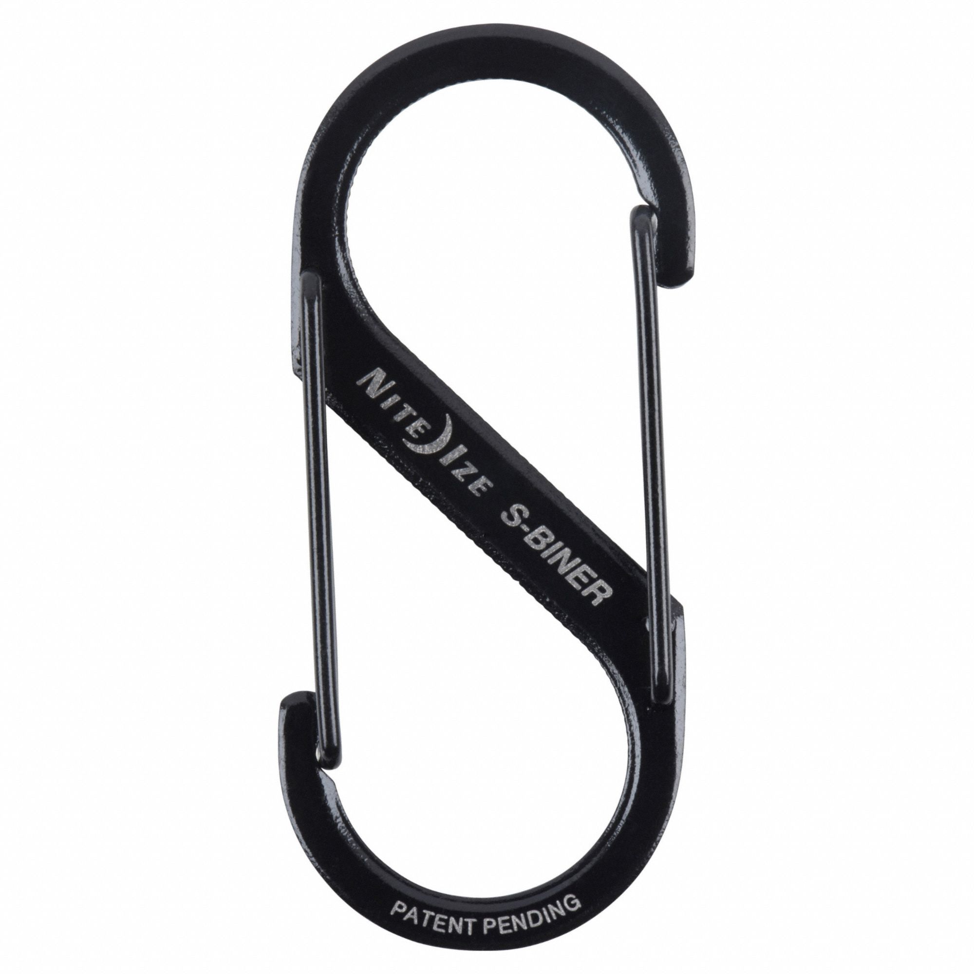 Double Carabiner: 10 lb Working Load Limit, Wire Gate, Stainless Steel