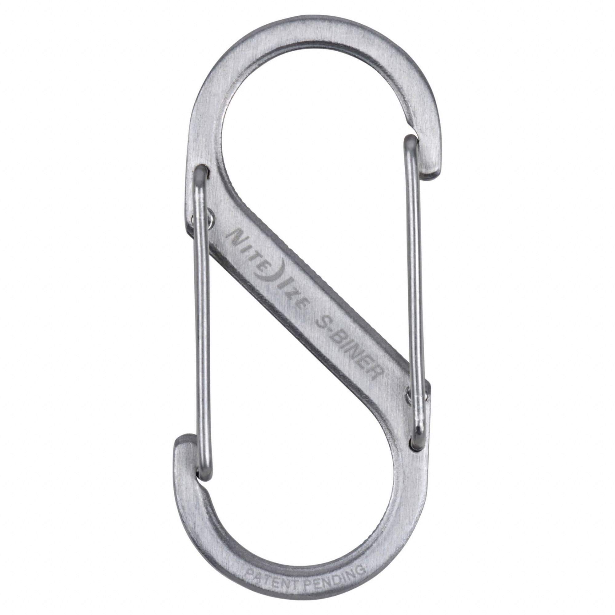 NITE IZE, Double Gated Carabiner Clip 2EVK7SB20311 Grainger
