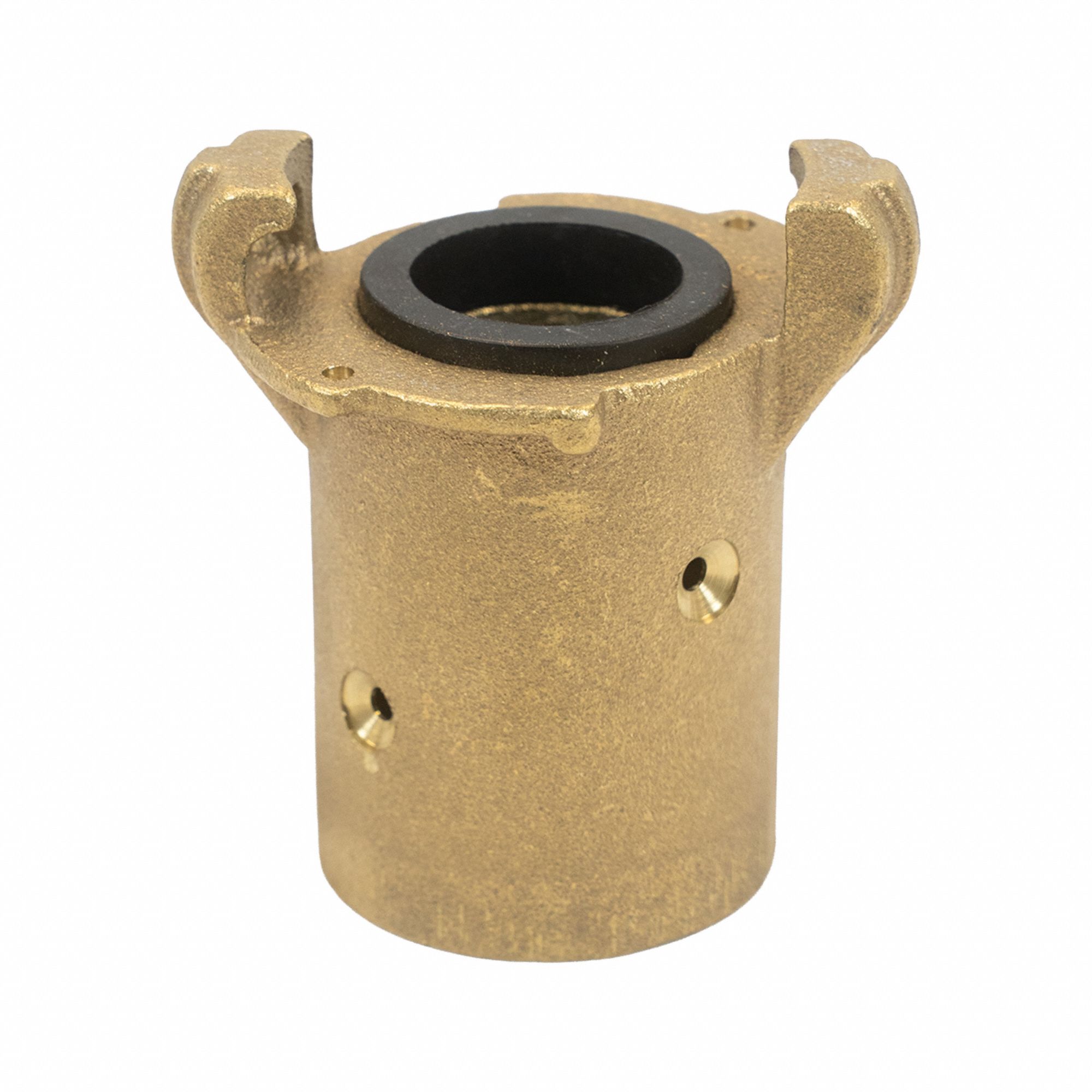 Abrasive Blast Hose Coupling: For 1 1/2 in Hose Inside Dia, Screw, Female, Brass