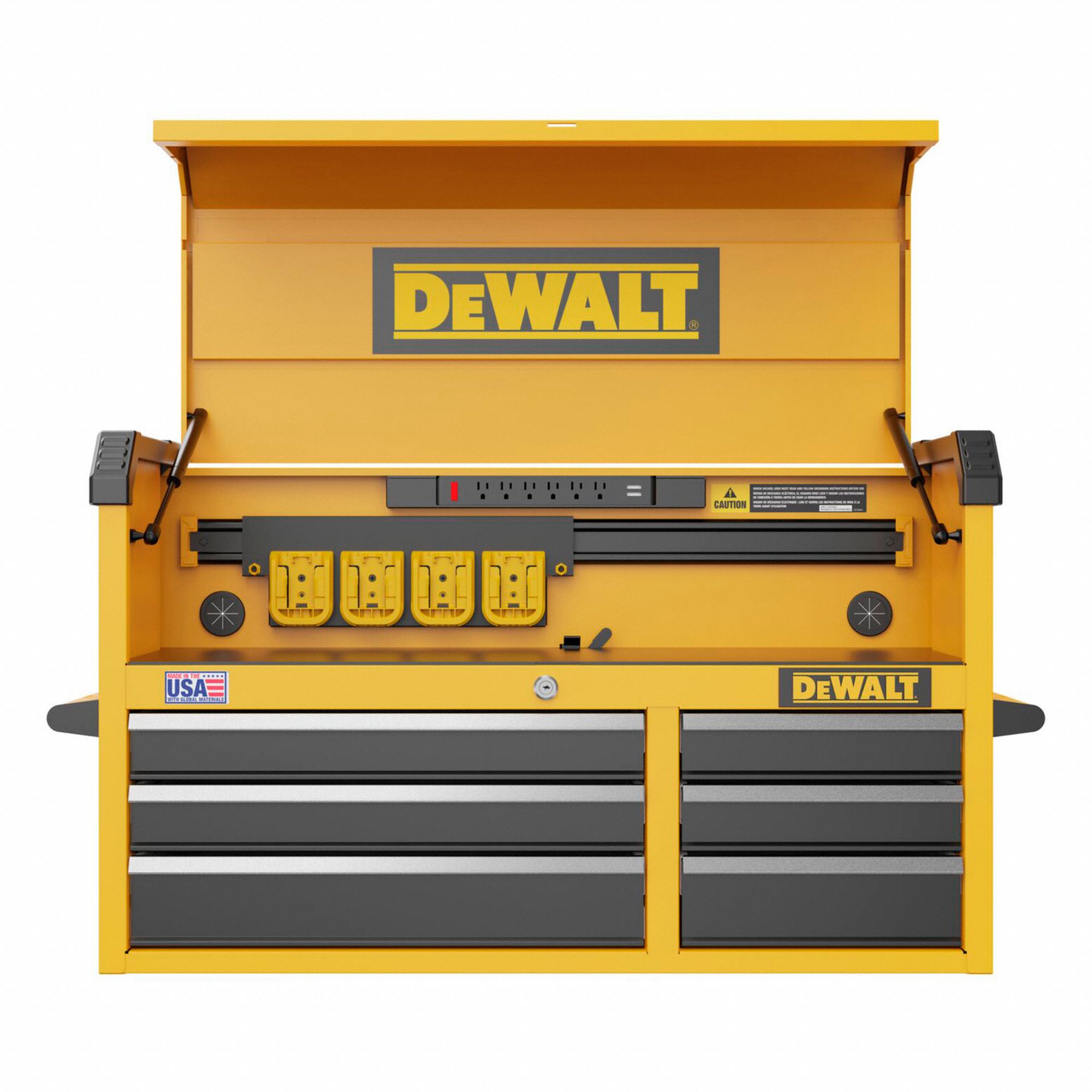 DRAWER TOOL CHEST,YELLOW,41 IN DEP